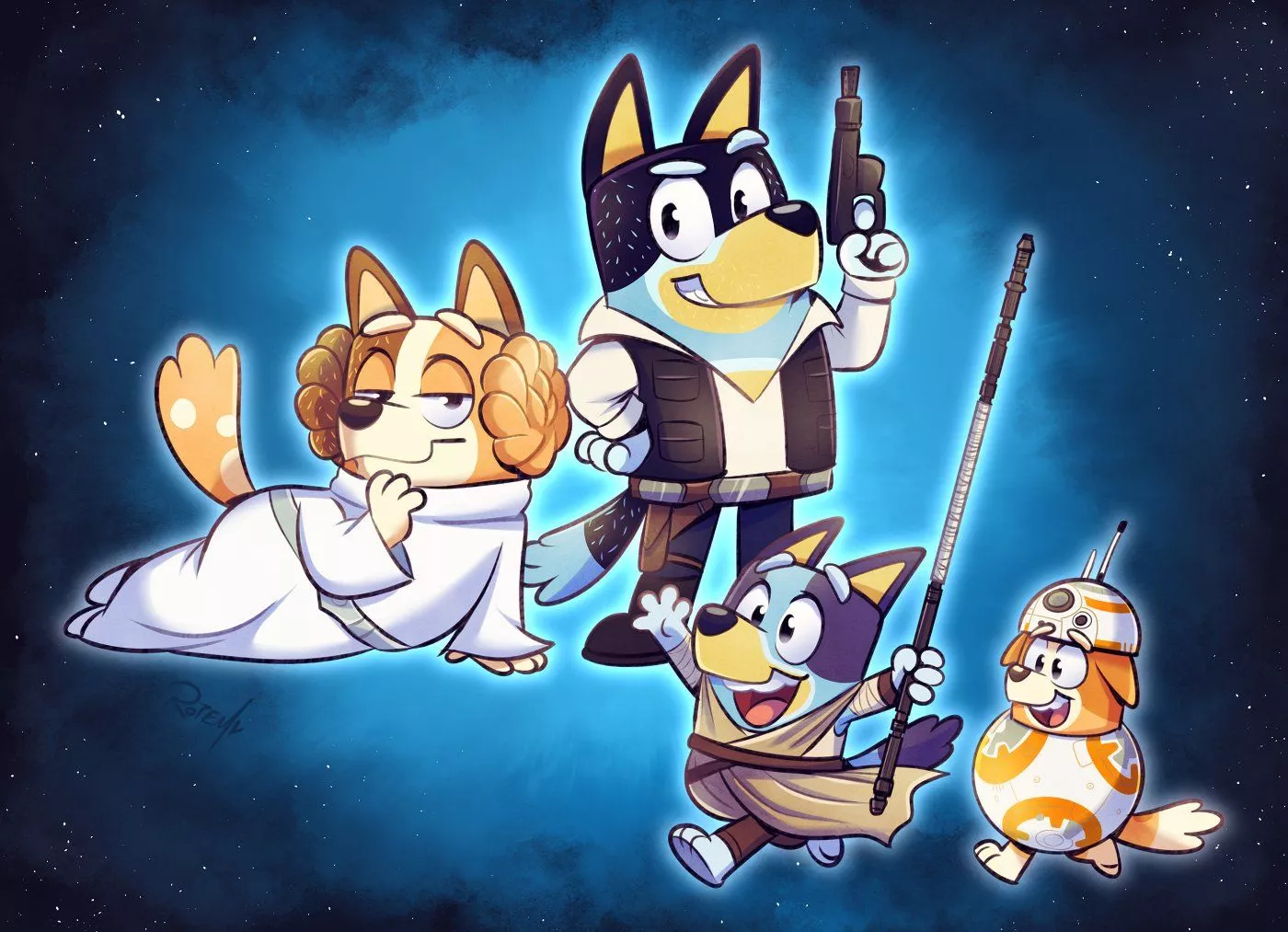 Bluey #StarWars