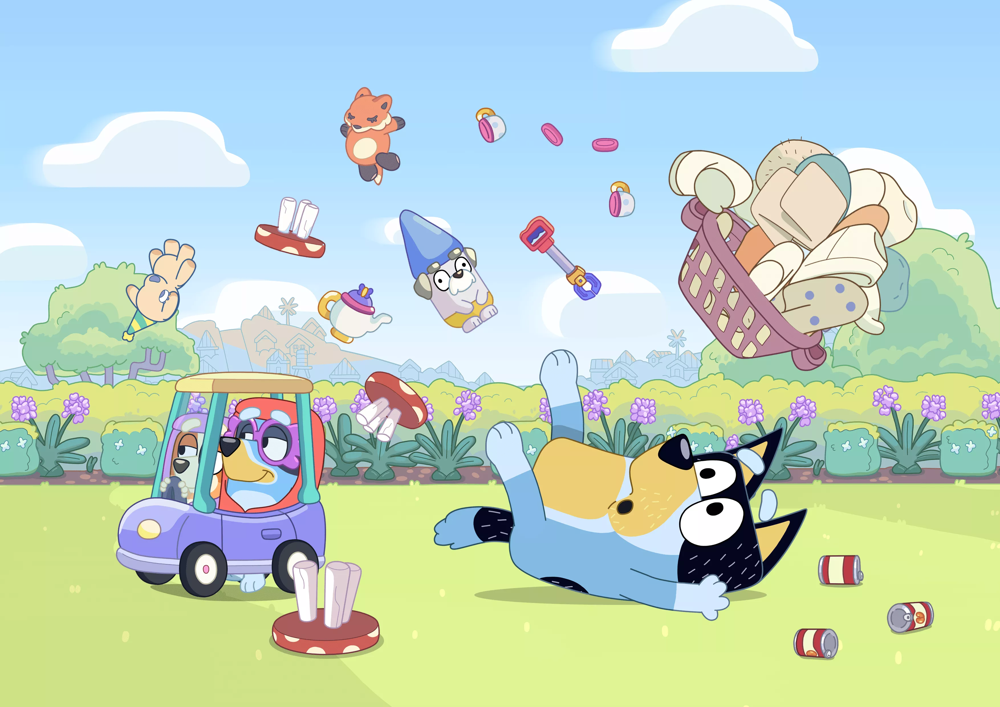 Bluey Grannies Wallpaper