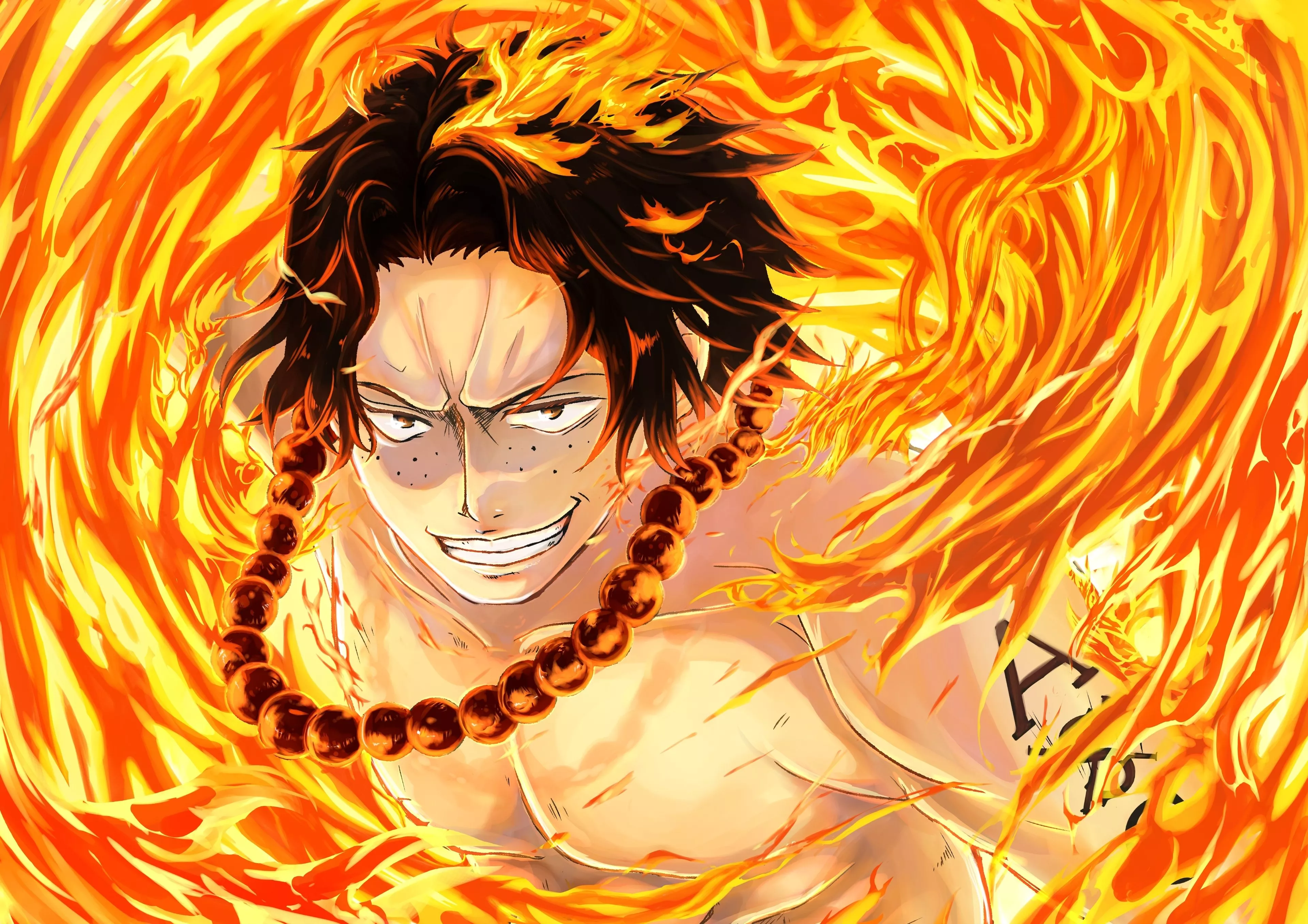 One Piece 4k Portgas Ace Wallpaper, HD