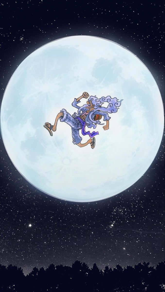 Luffy Gear 5 Moon Wallpaper