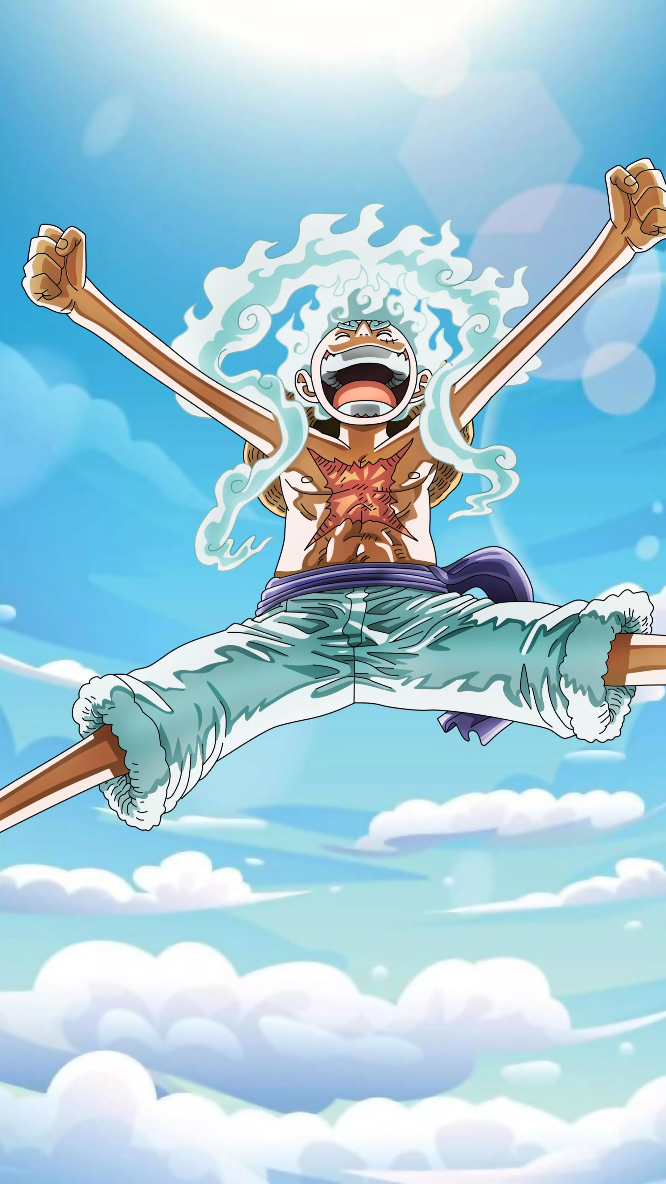 Gear 5 Wallpaper 4K, Monkey D. Luffy