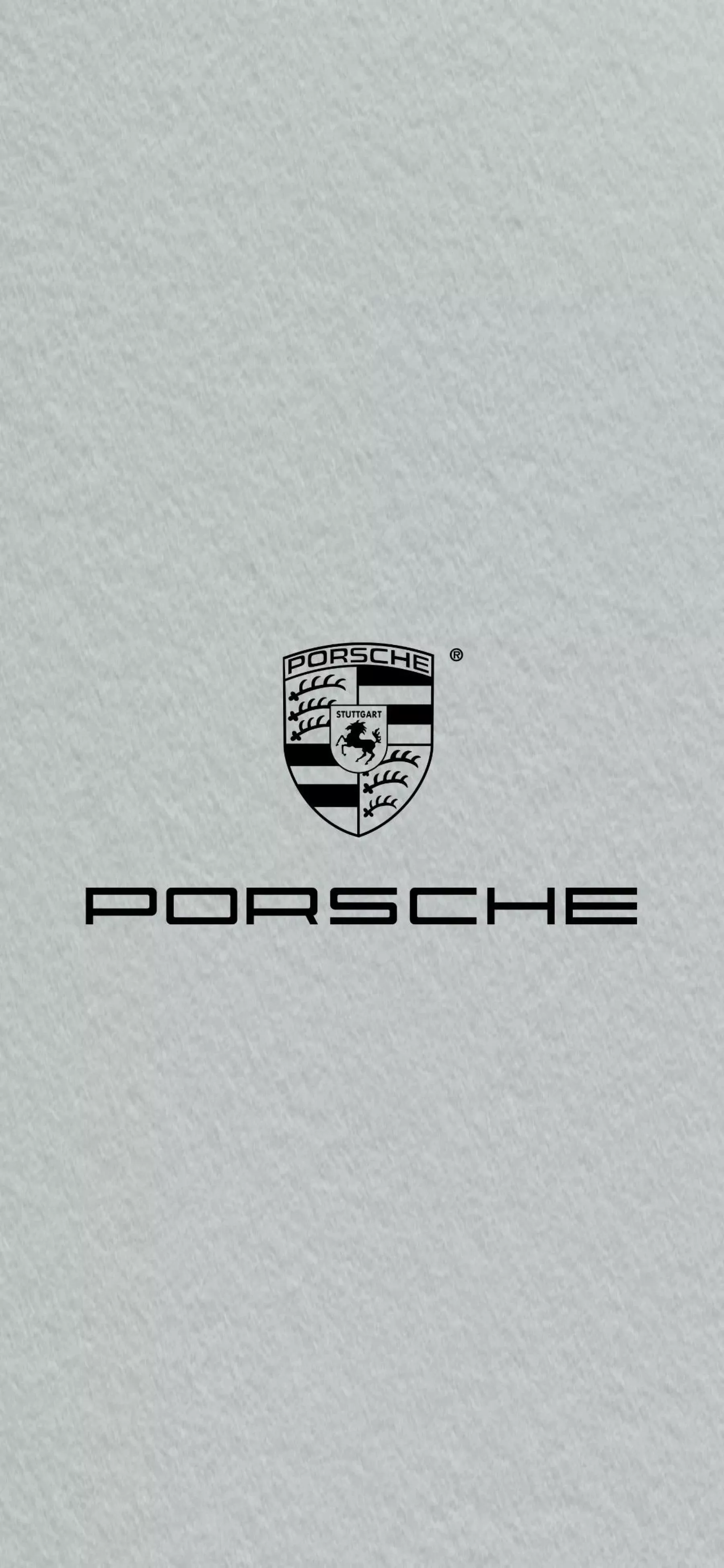 Porsche Logo Paper Texture Black
