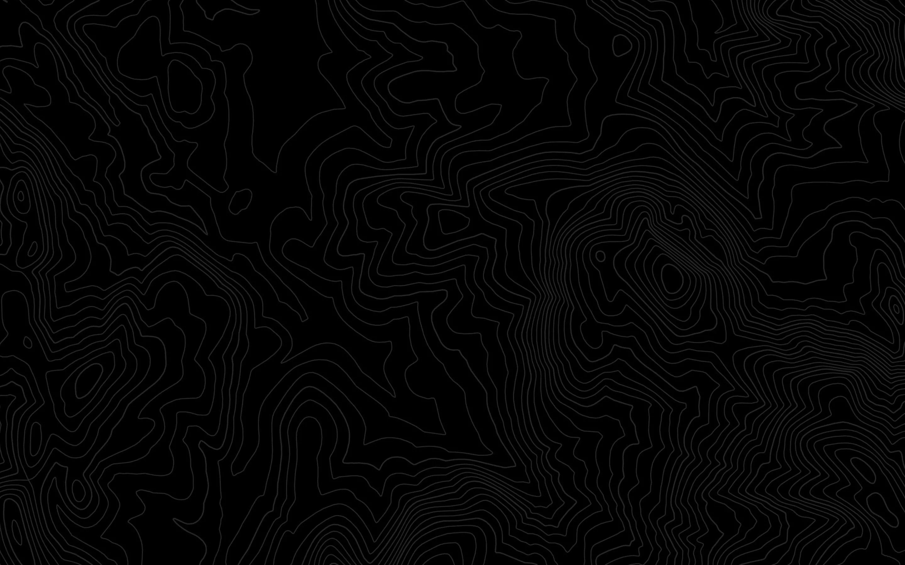 Topography Abstract Black Texture