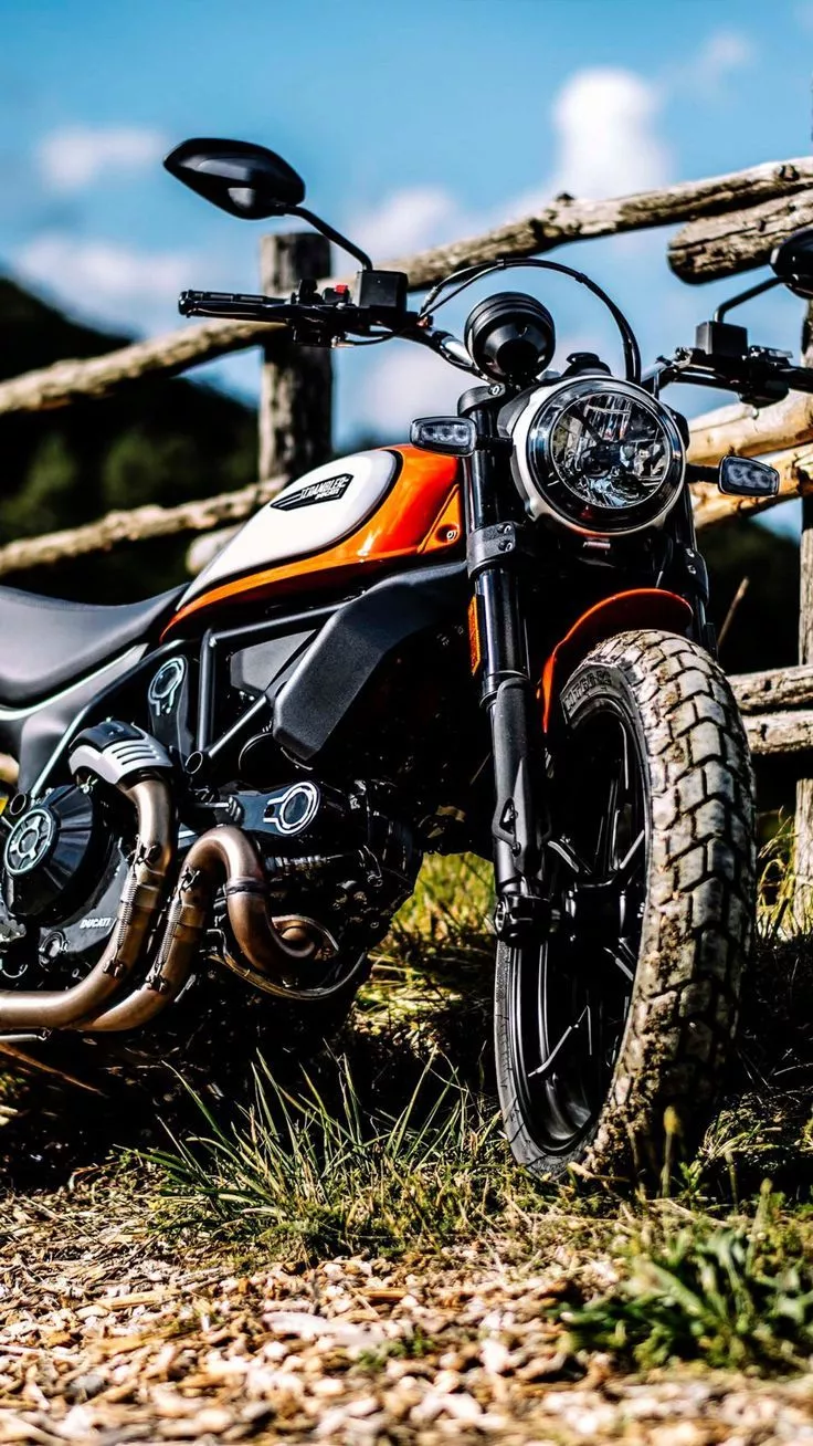 Ducati Scrambler Icon 4K Ultra HD Mobile Wallpaper for iPhone & Android