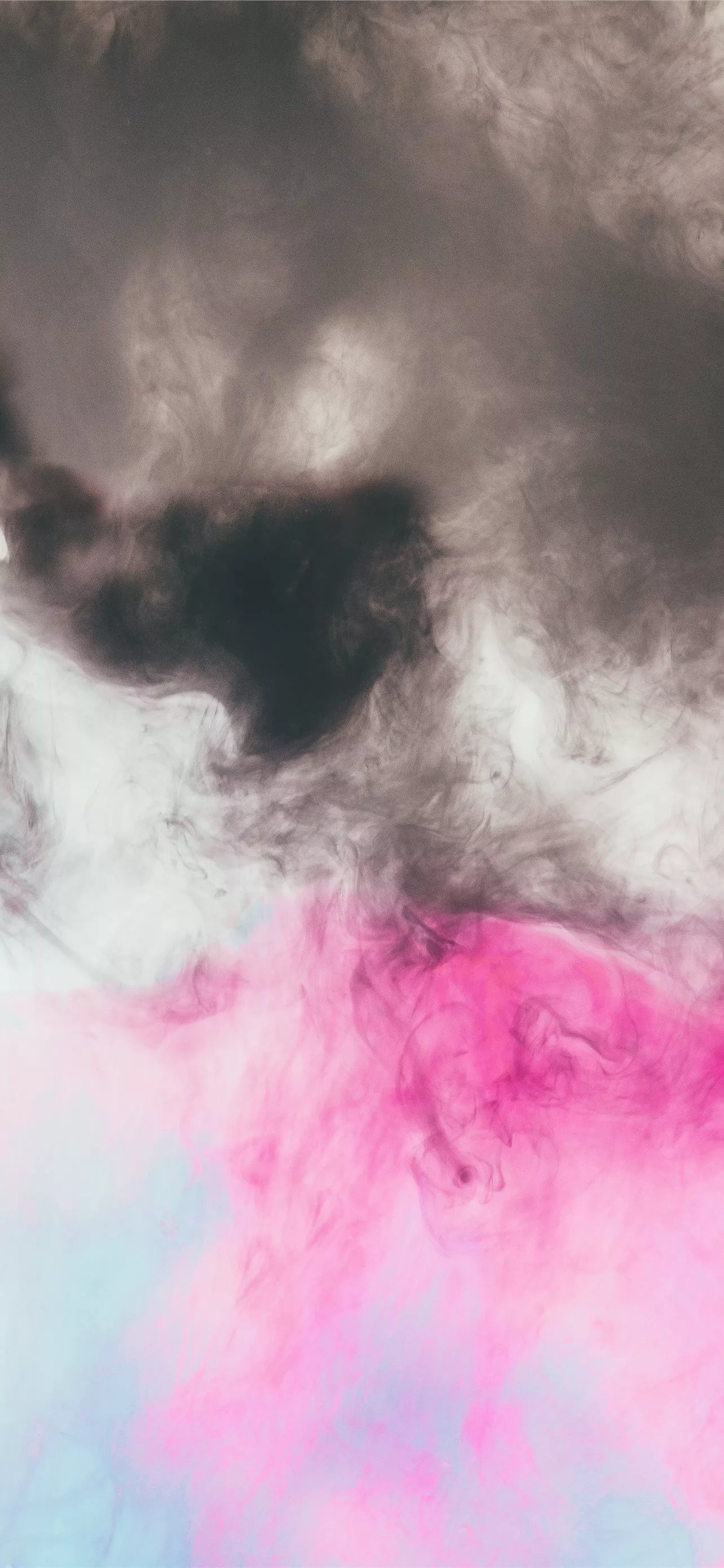 black pink and blue abstract painting