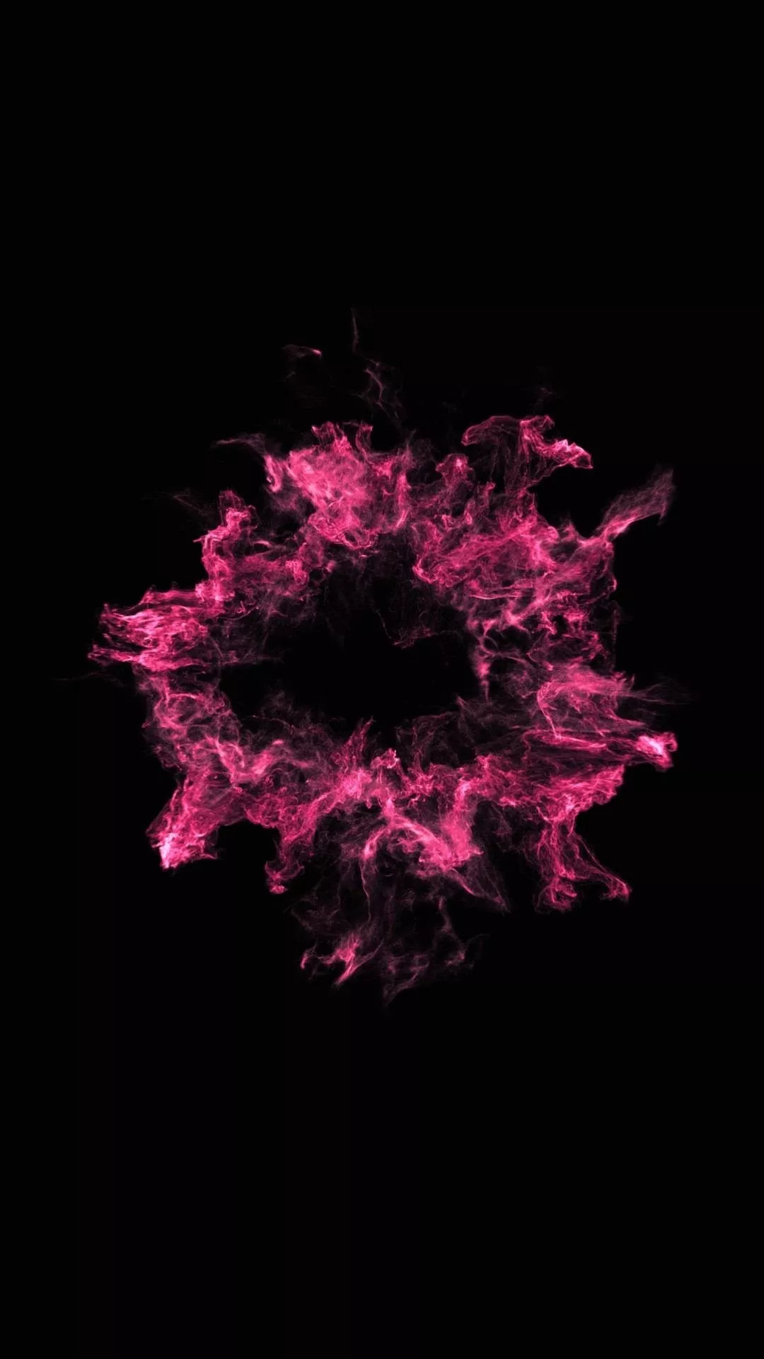 iOS 10 Stock Pink Electricity Smoke