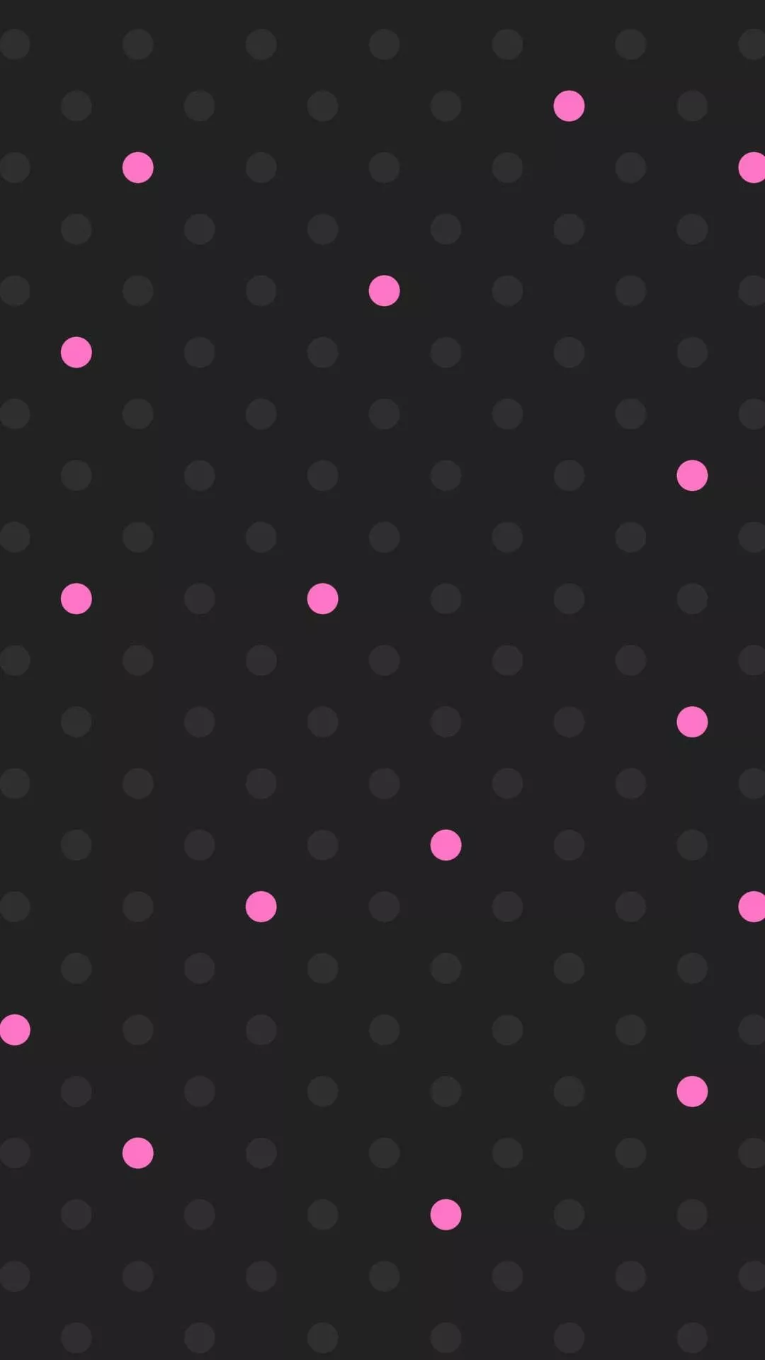 Black And Pink Aesthetic Dotted Pattern