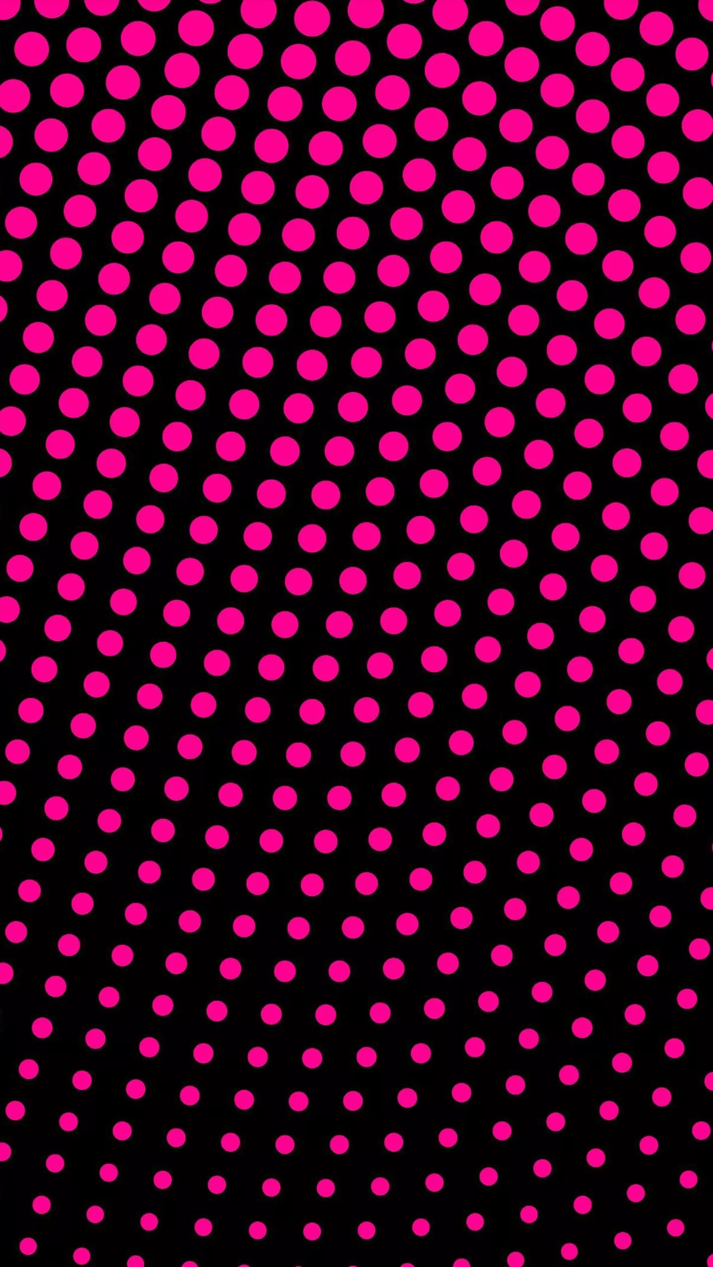 Pink Dots Circles Black Background 4K