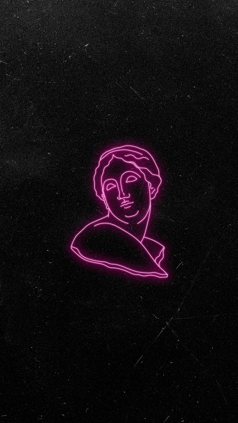 iPhone Wallpaper Neon Pink Image