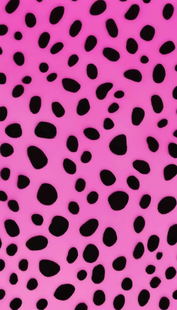 A hot pink cheetah print, the spots