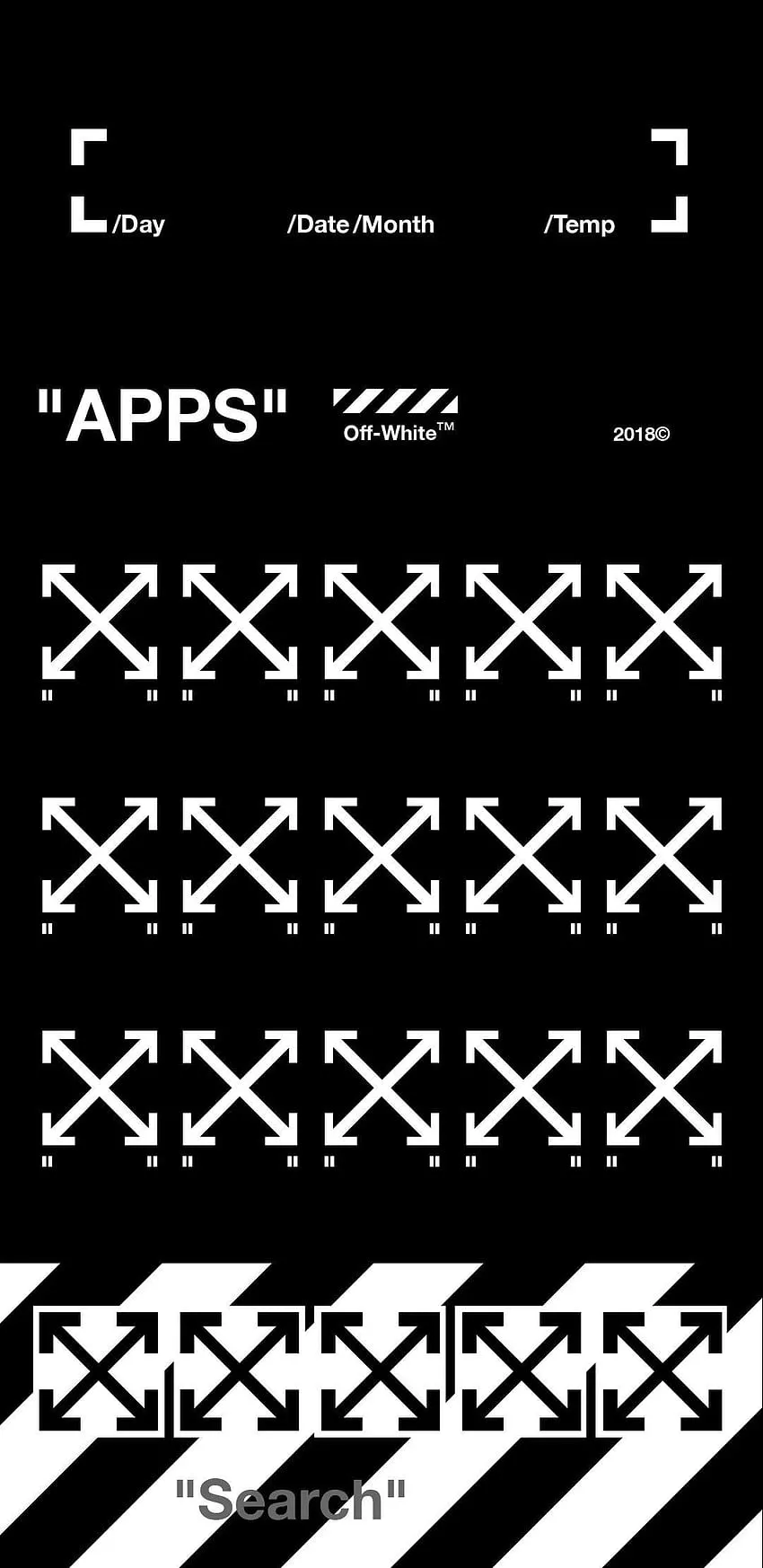 Off White iPhone Home Screen, Nike Off