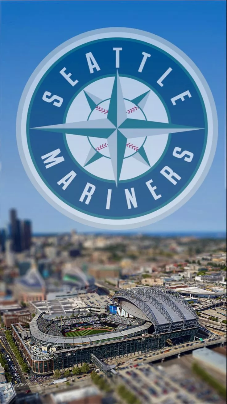 Seattle Mariners Logo over Safeco Field