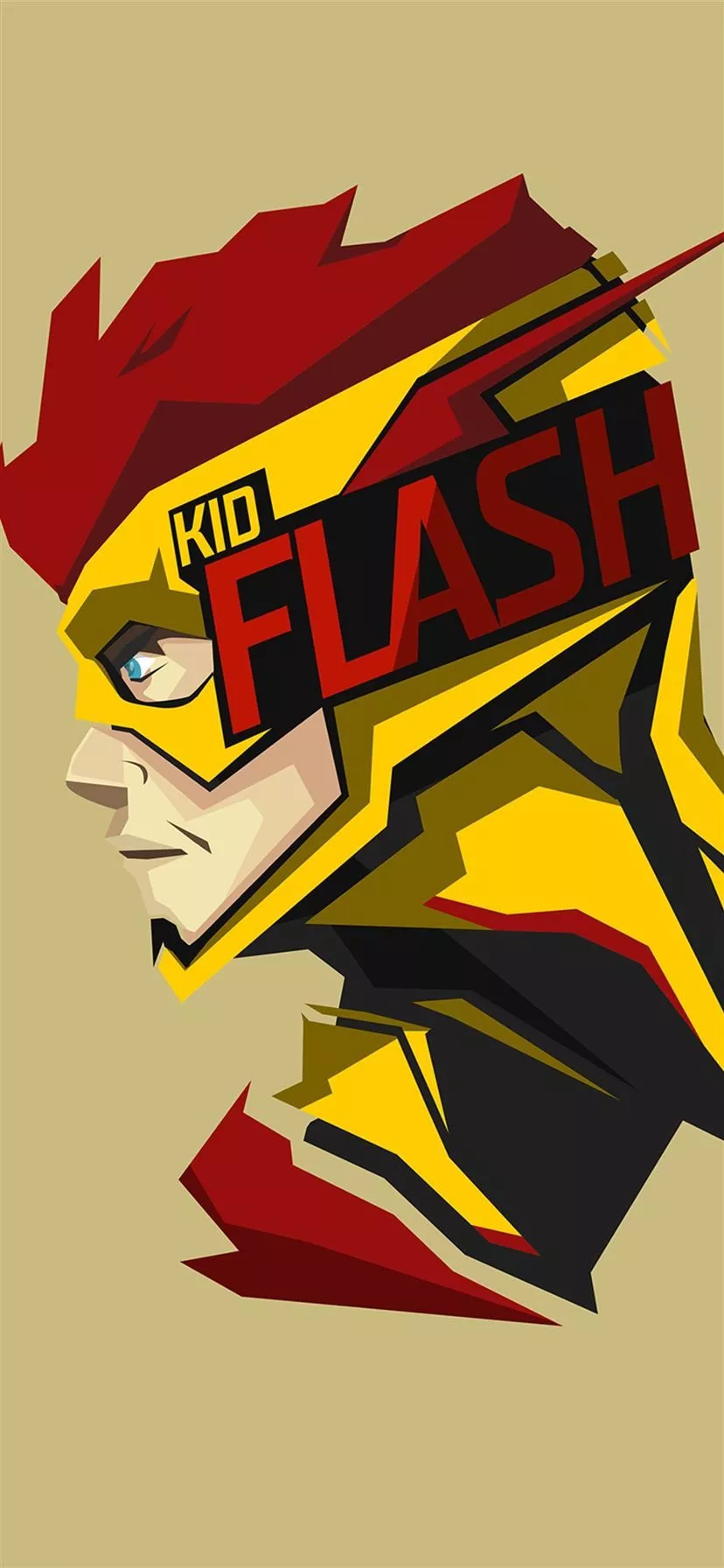 Kid Flash teahub io iPhone Wallpaper
