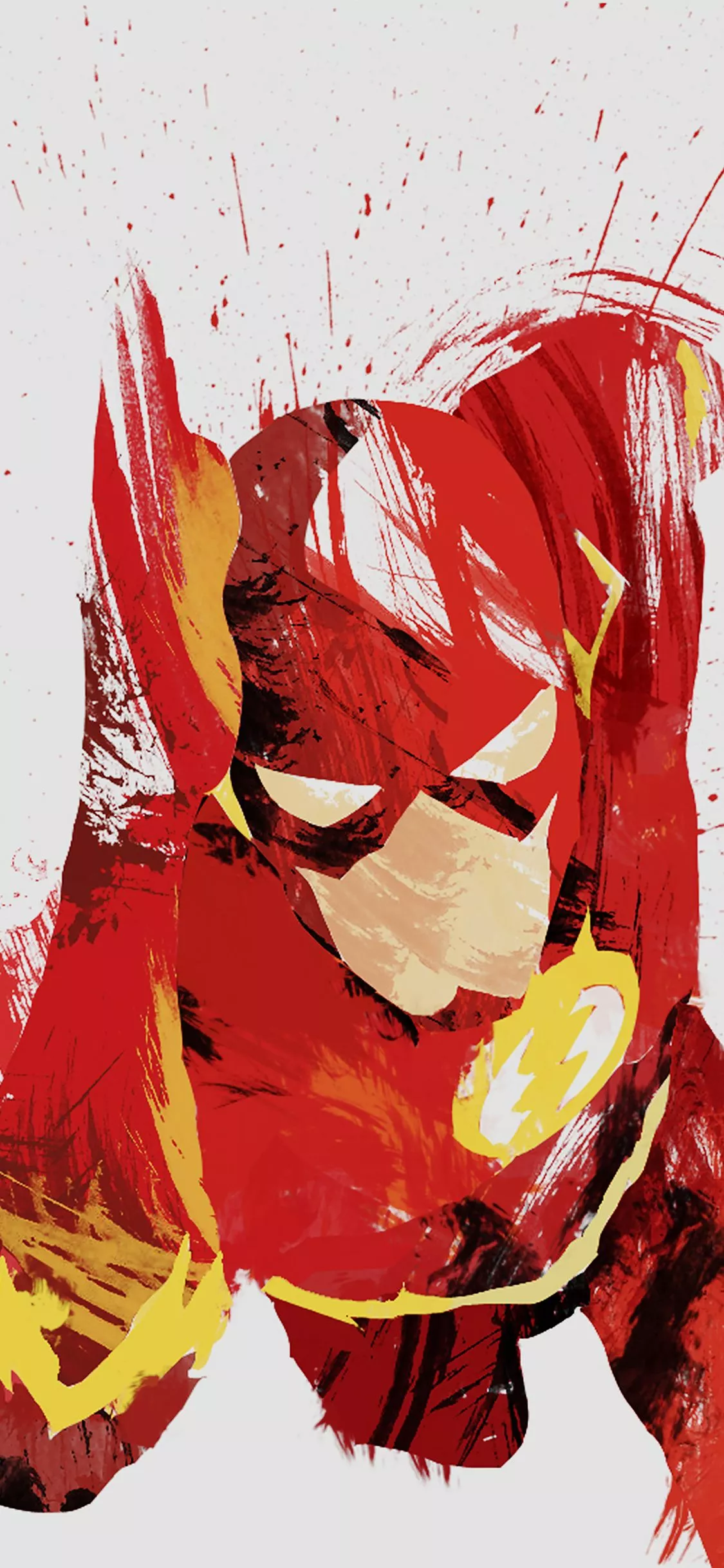 Flash Speed Hero Illust Minimal Art