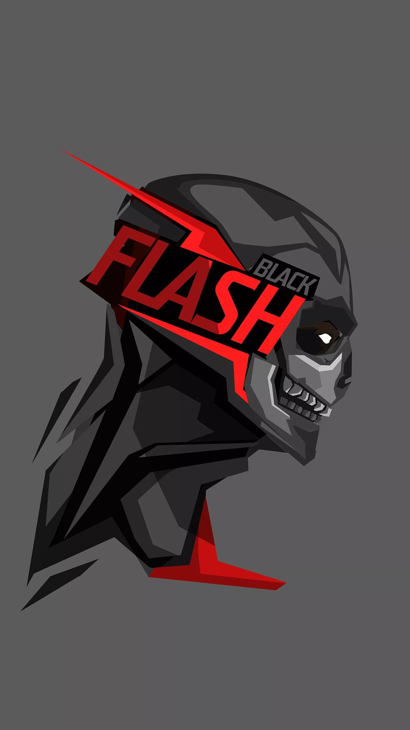 Black Flash Minimal Artwork 4K 8K