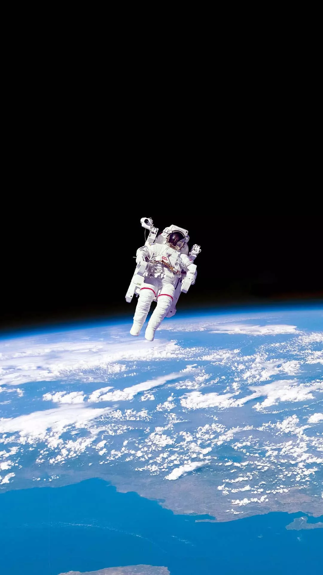 Floating Astronaut iPhone Wallpaper