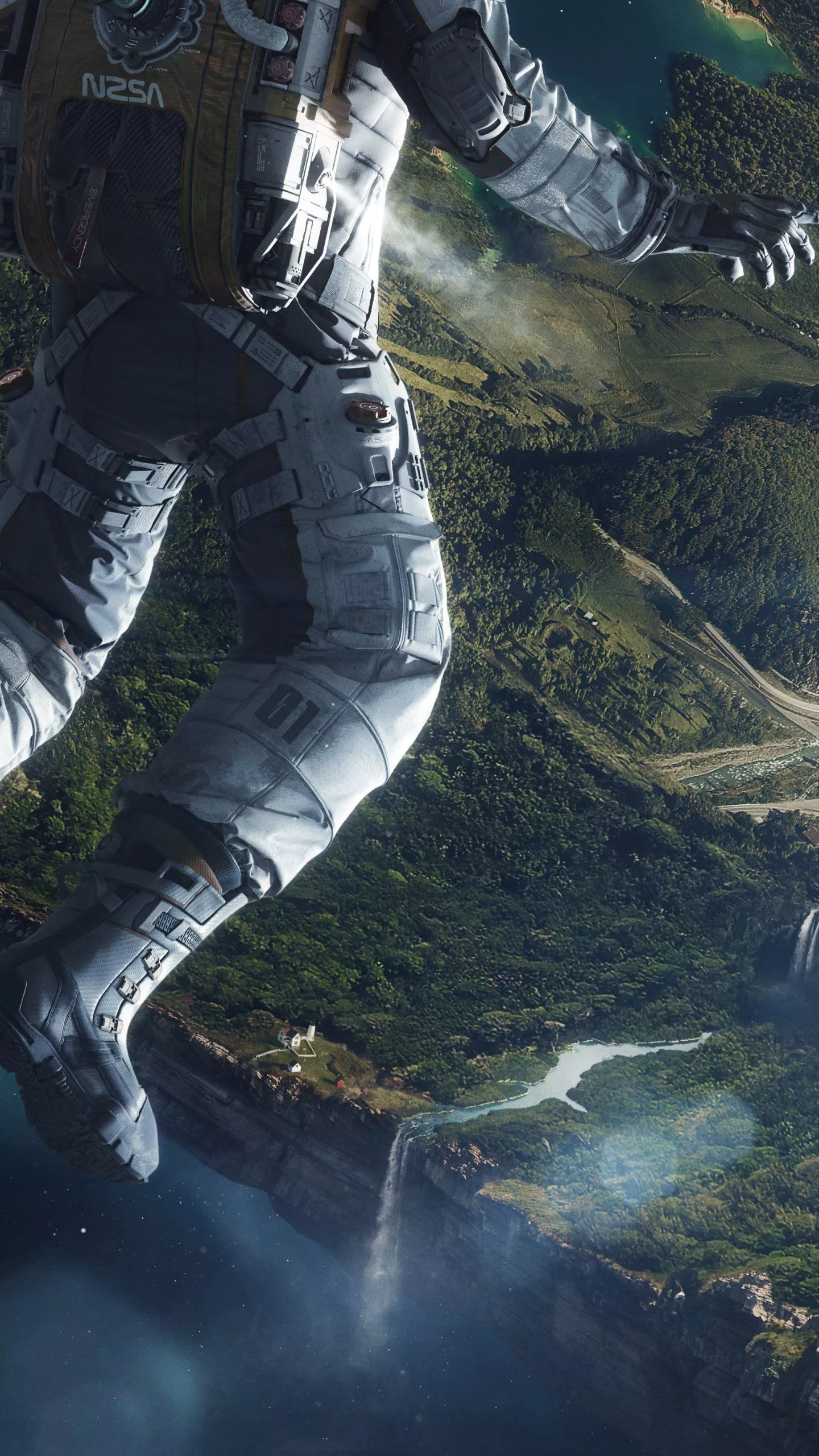 Download Sci Fi Astronaut Phone Wallpaper