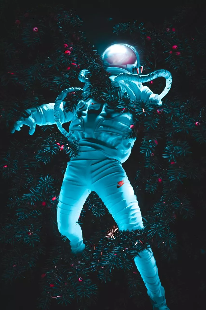 Astronaut Spruce Christmas Tree