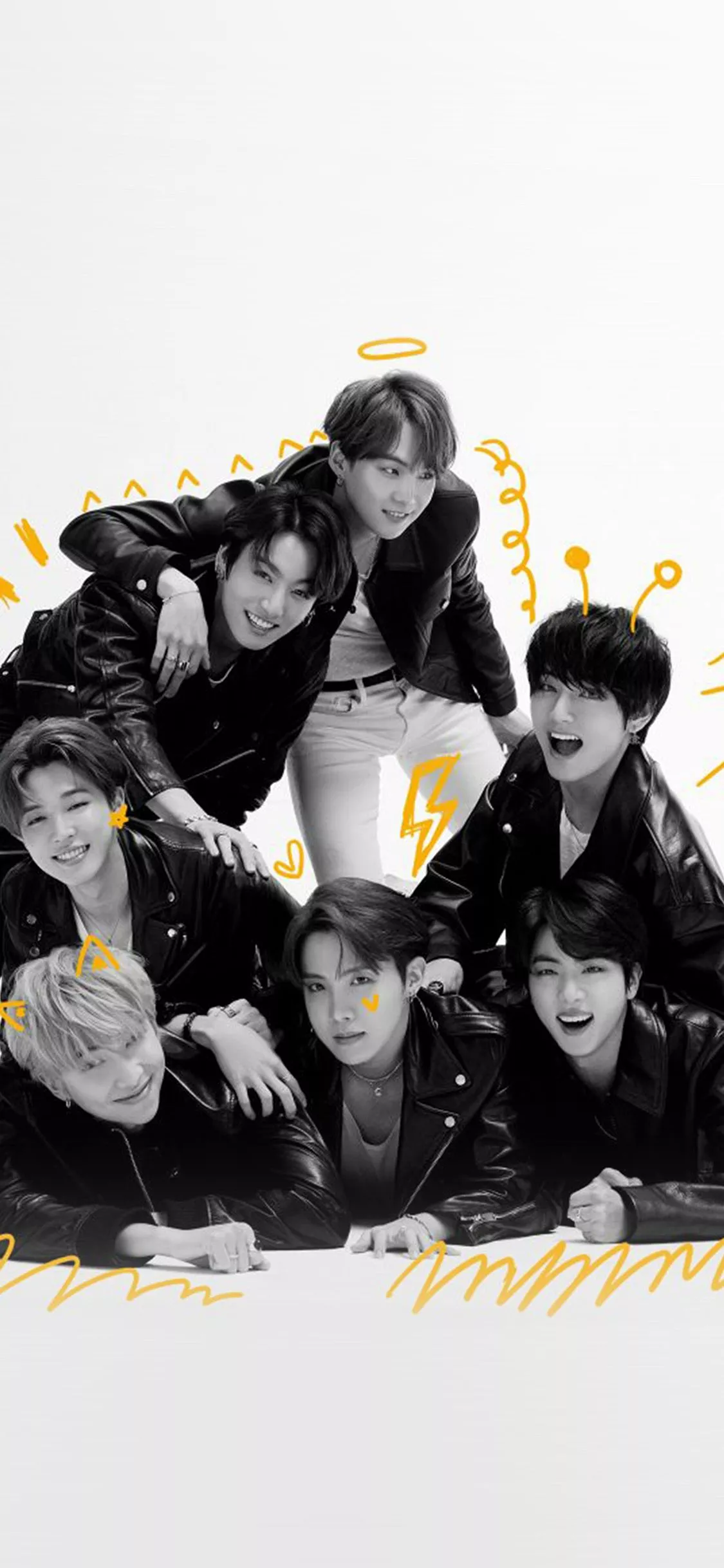 Bts Group Music Kpop Wallpaper