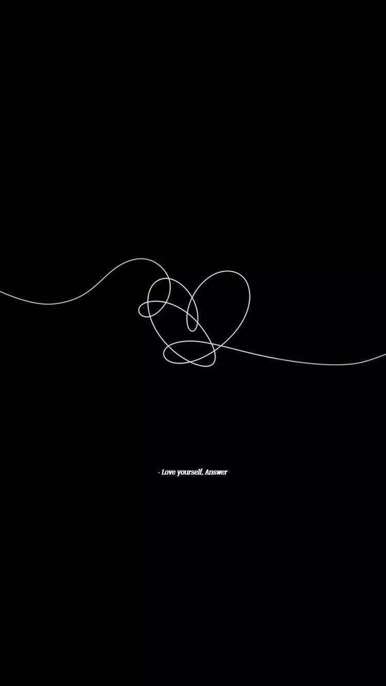 Art BTS Black Aesthetic Wallpaper