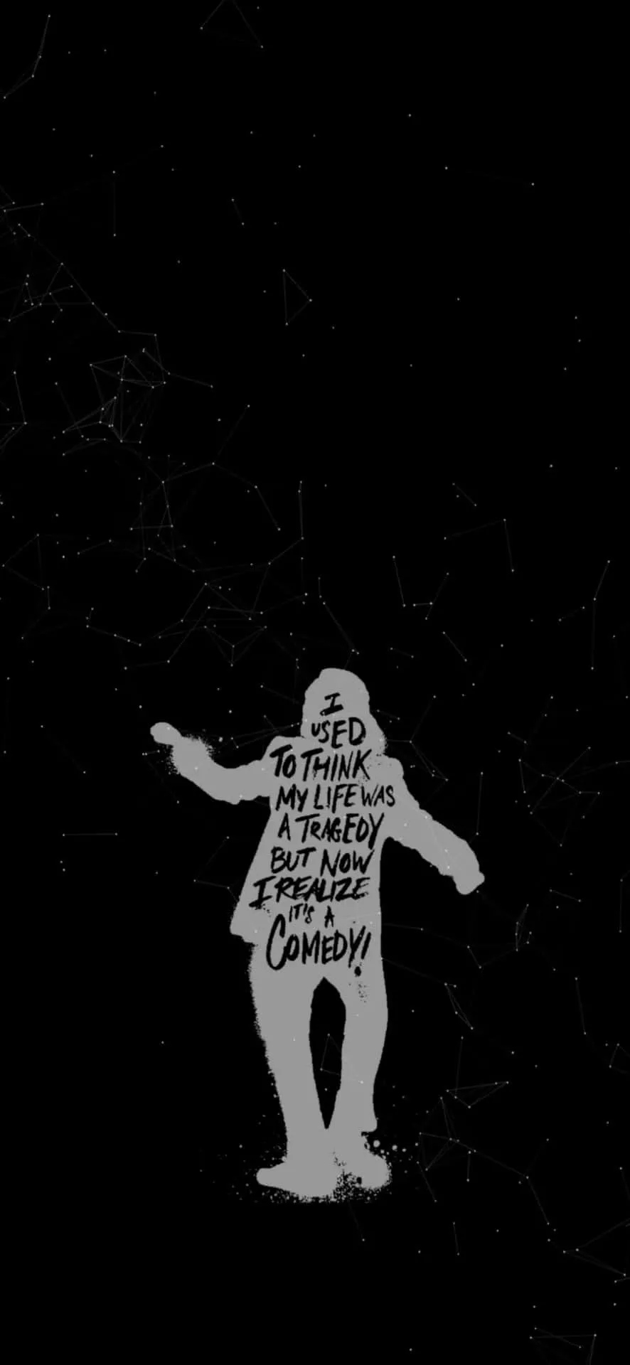 Joker Inspirational Quote Wallpaper
