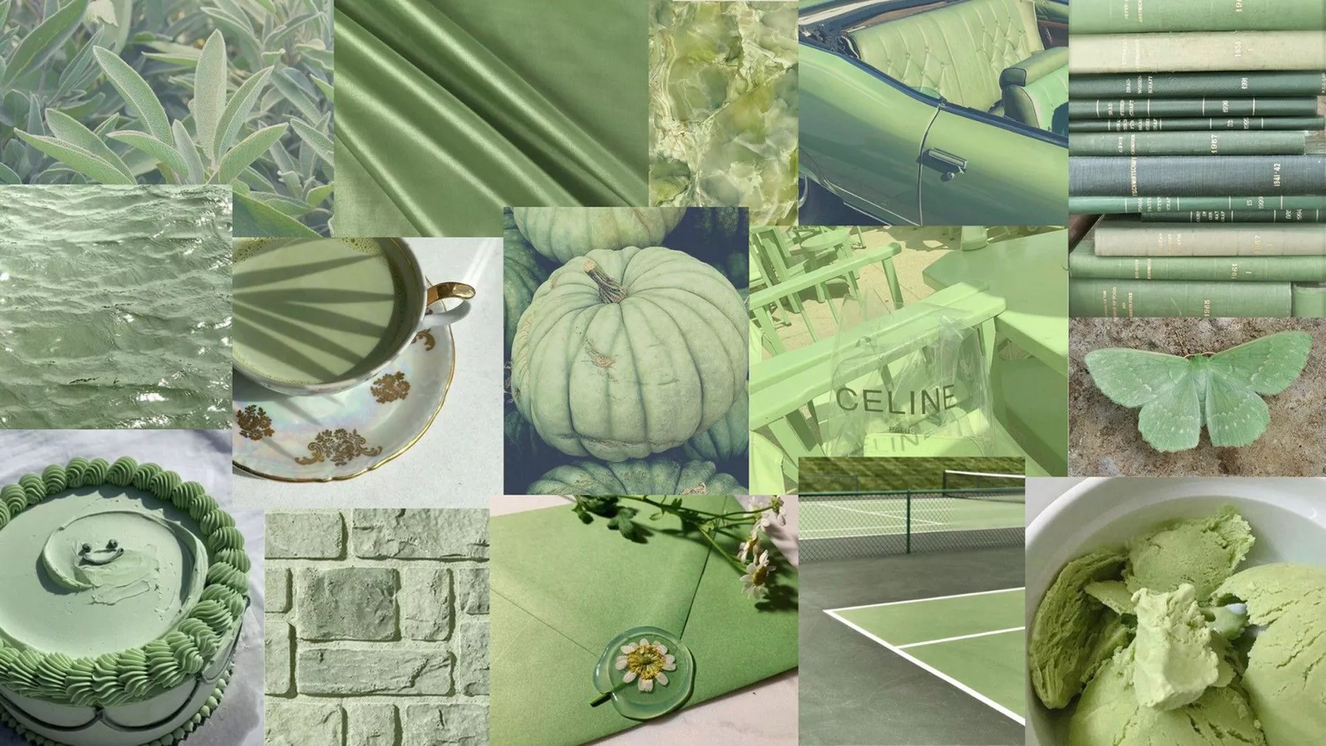 Collage Sage Green HD Sage Green