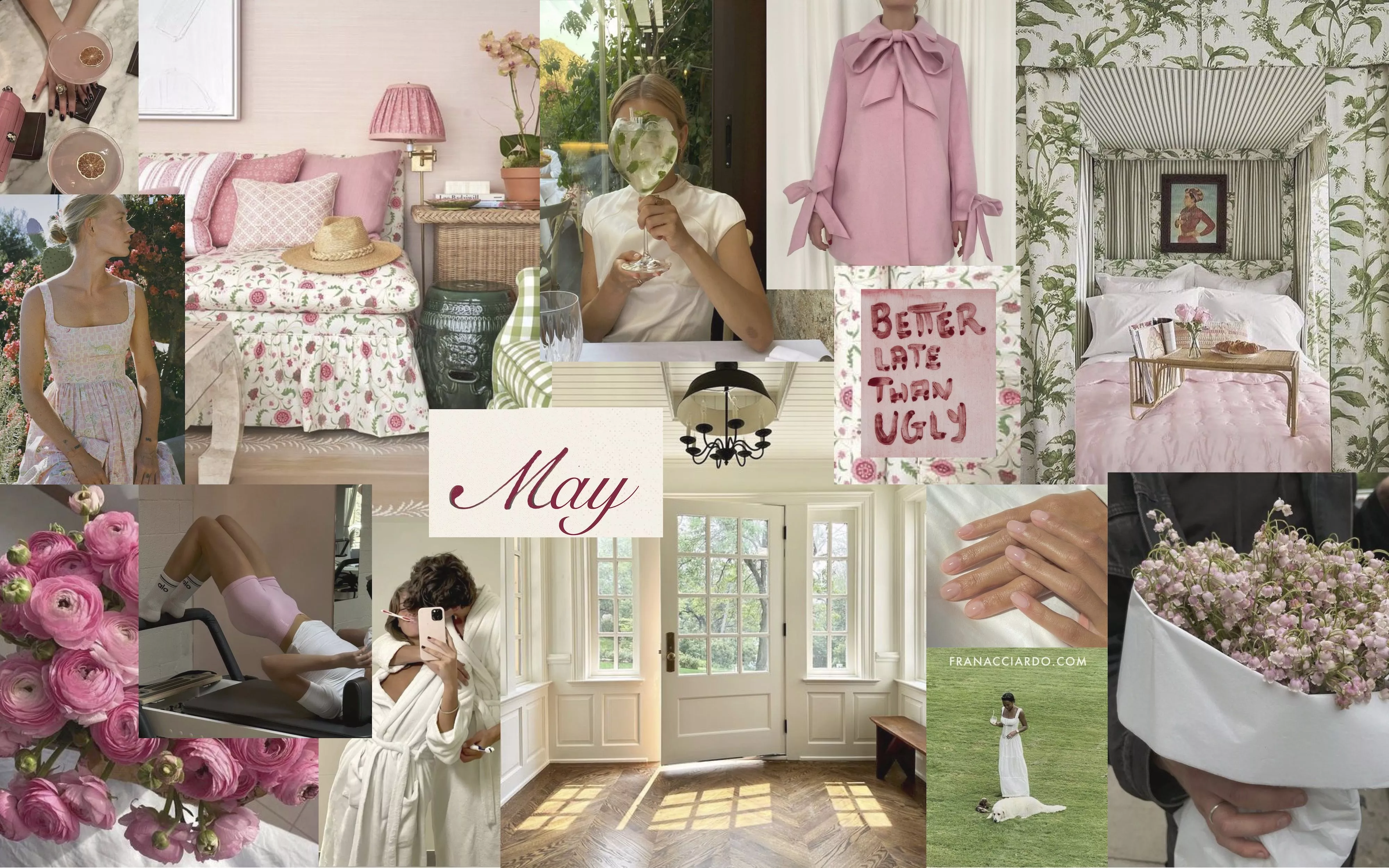 May 2024 Moodboard Desktop & iPhone