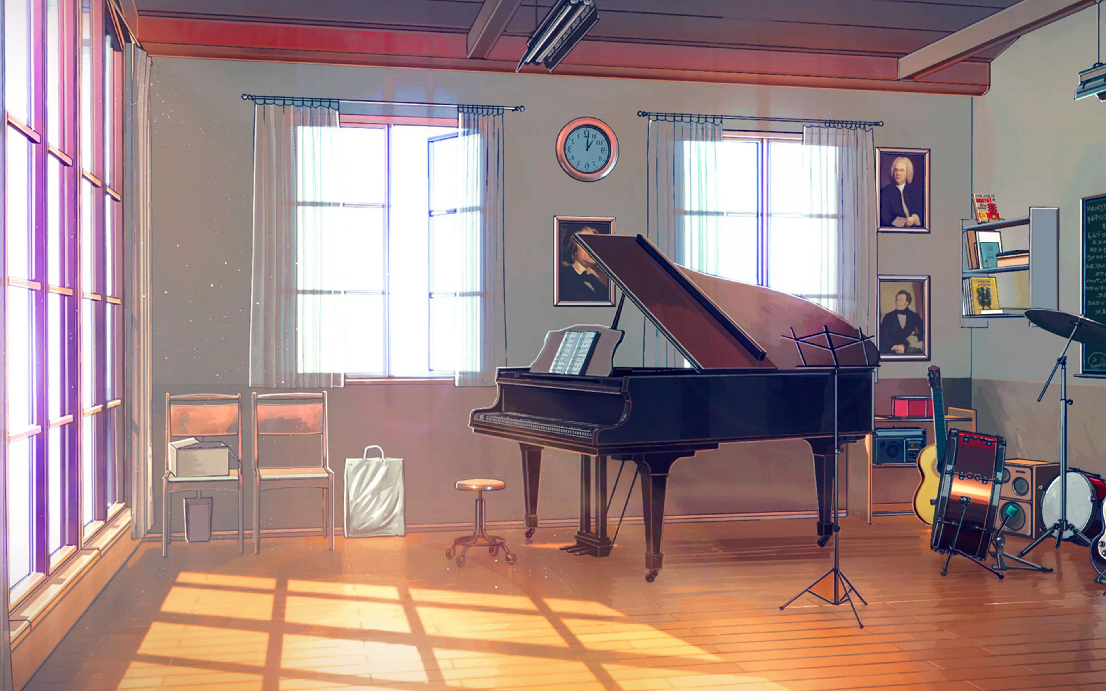 Arseniy Chebynkin Music Room Piano