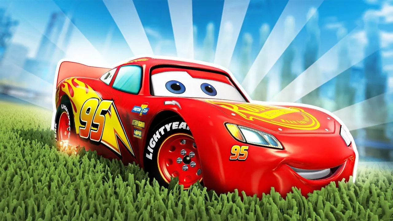 LIGHTNING MCQUEEN Freestyling In Rocket
