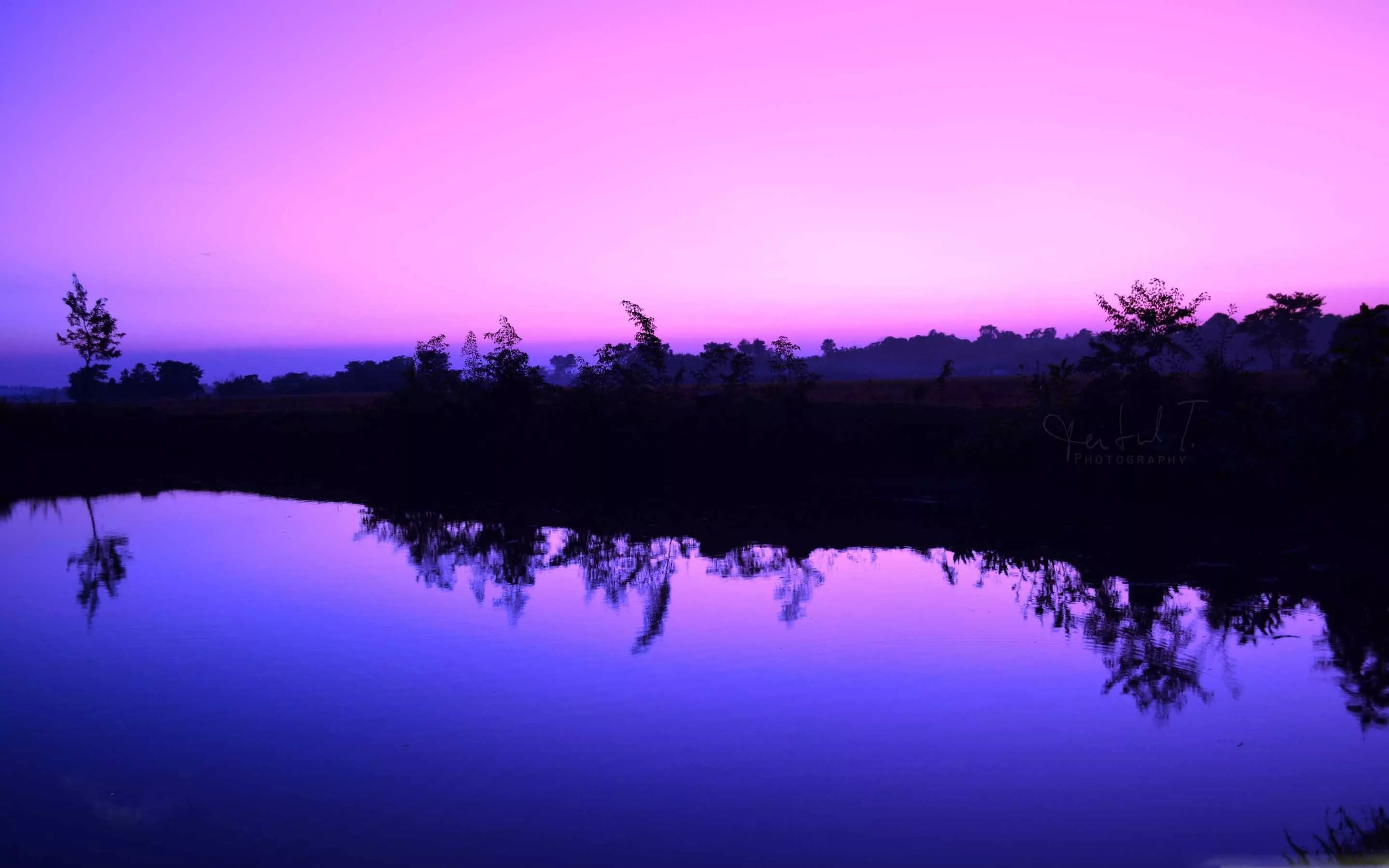 Purple Sky MacBook Air Wallpaper