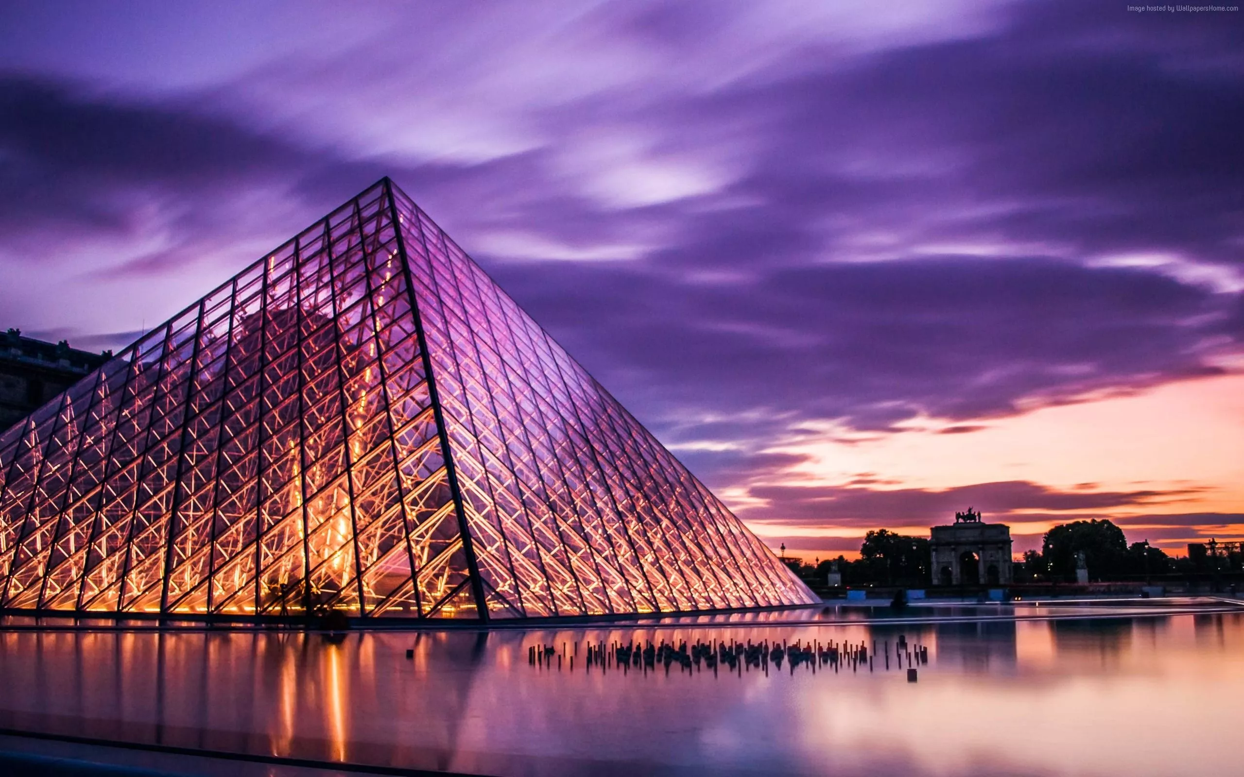 Louvre Paris France Travel HD Desktop
