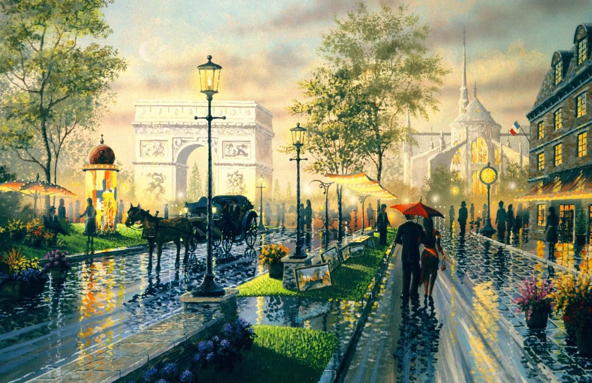 Tour Eiffel in Paris, France Wallpaper