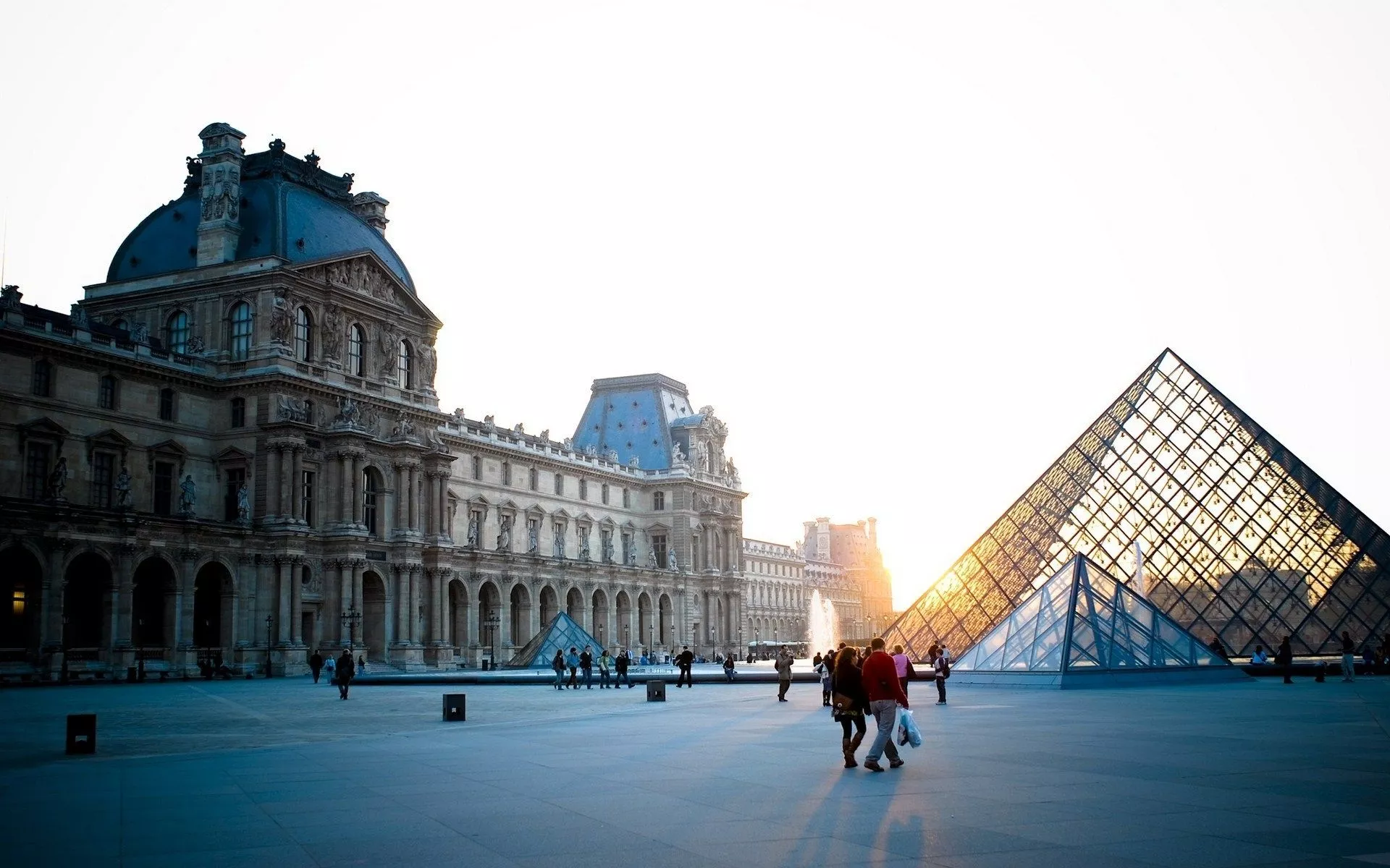 paris, france, louvre Wallpaper, HD