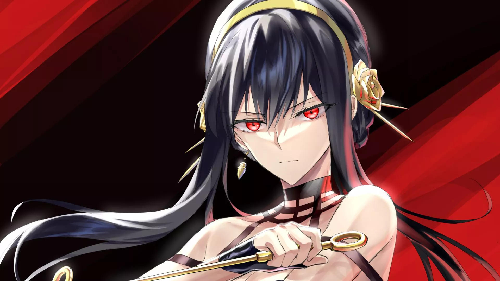 Yor Forger. Desktop wallpaper. 1920x1080