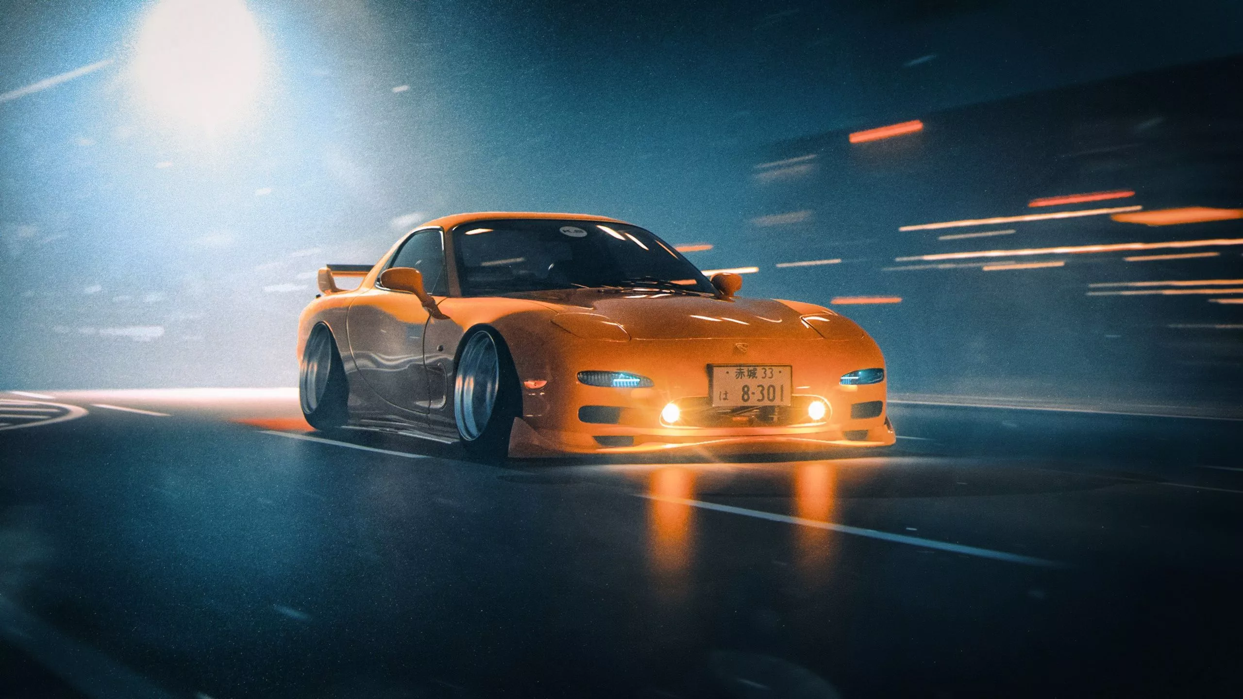 Mazda RX 7 Wallpaper 4K, Sports Car