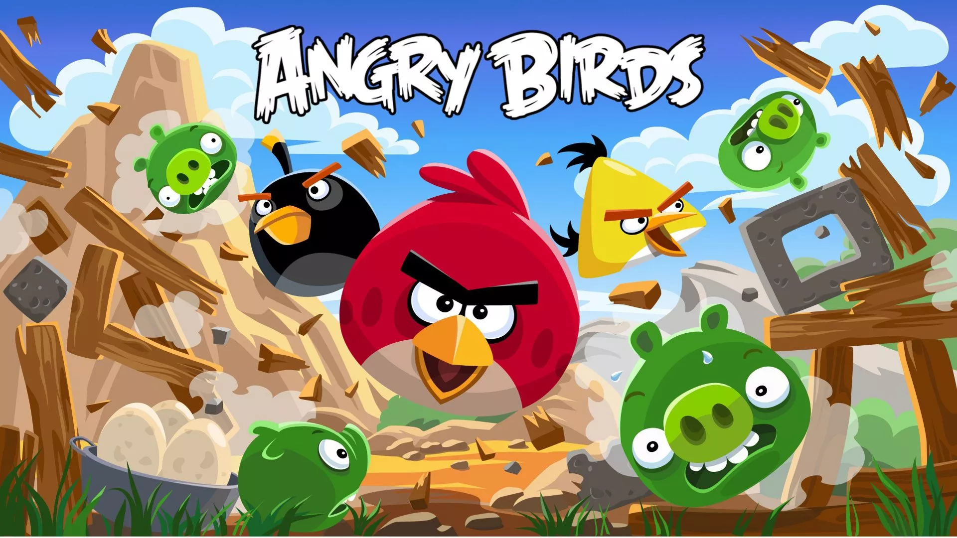 Angry Birds HD Wallpaper Game Chaos