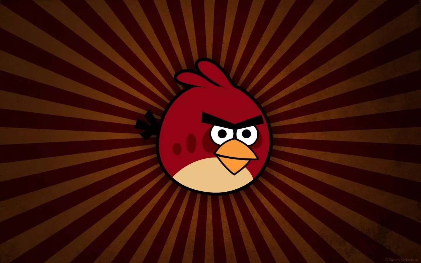 Red Angry Bird wallpaper, Angry Birds