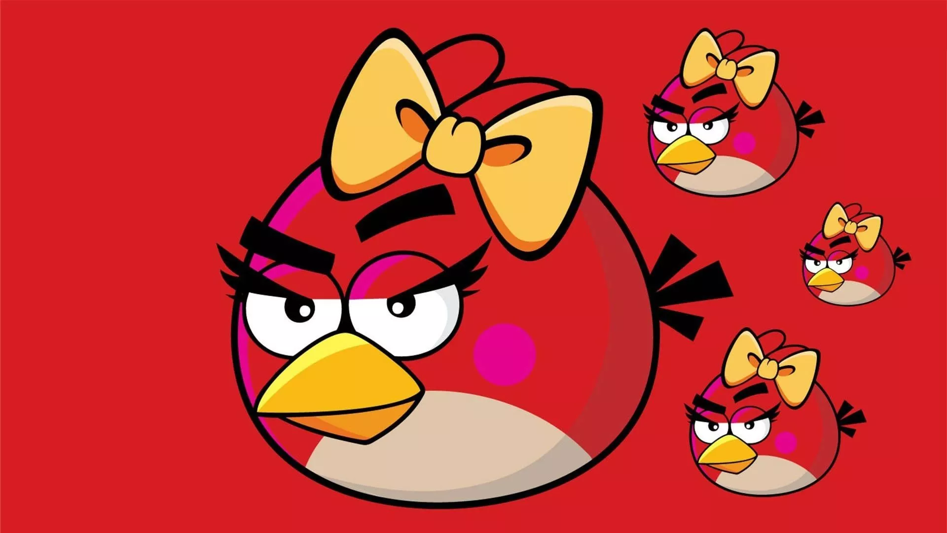Angry Birds Red HQ Desktop Wallpaper