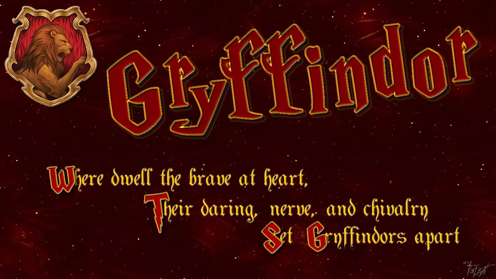 Harry Potter Gryffindor HD Wallpaper