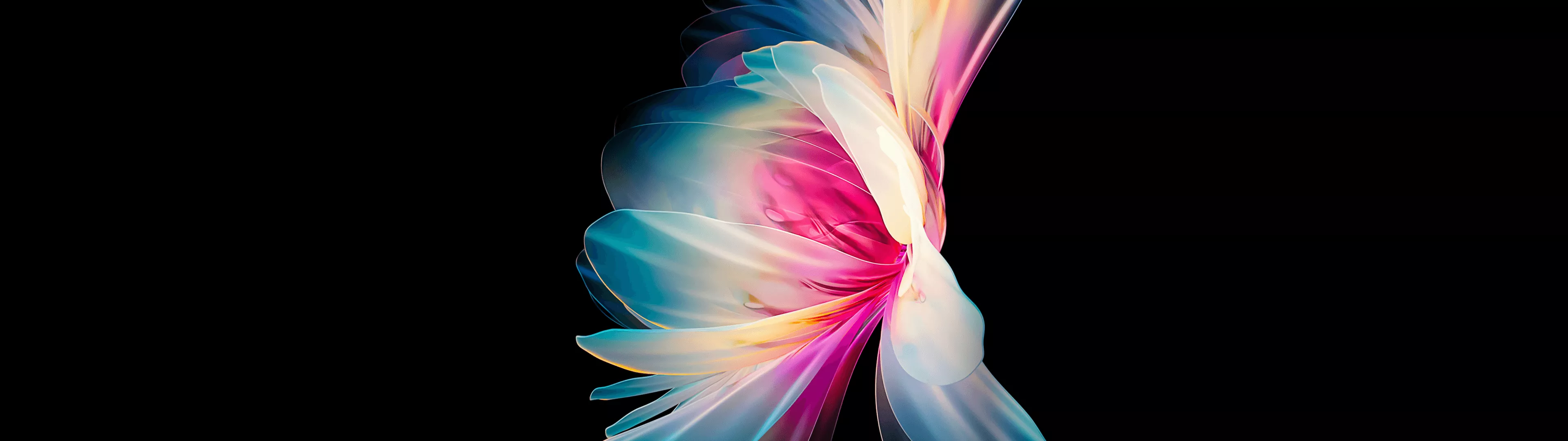 Huawei P50 Pocket Wallpaper 4K, AMOLED