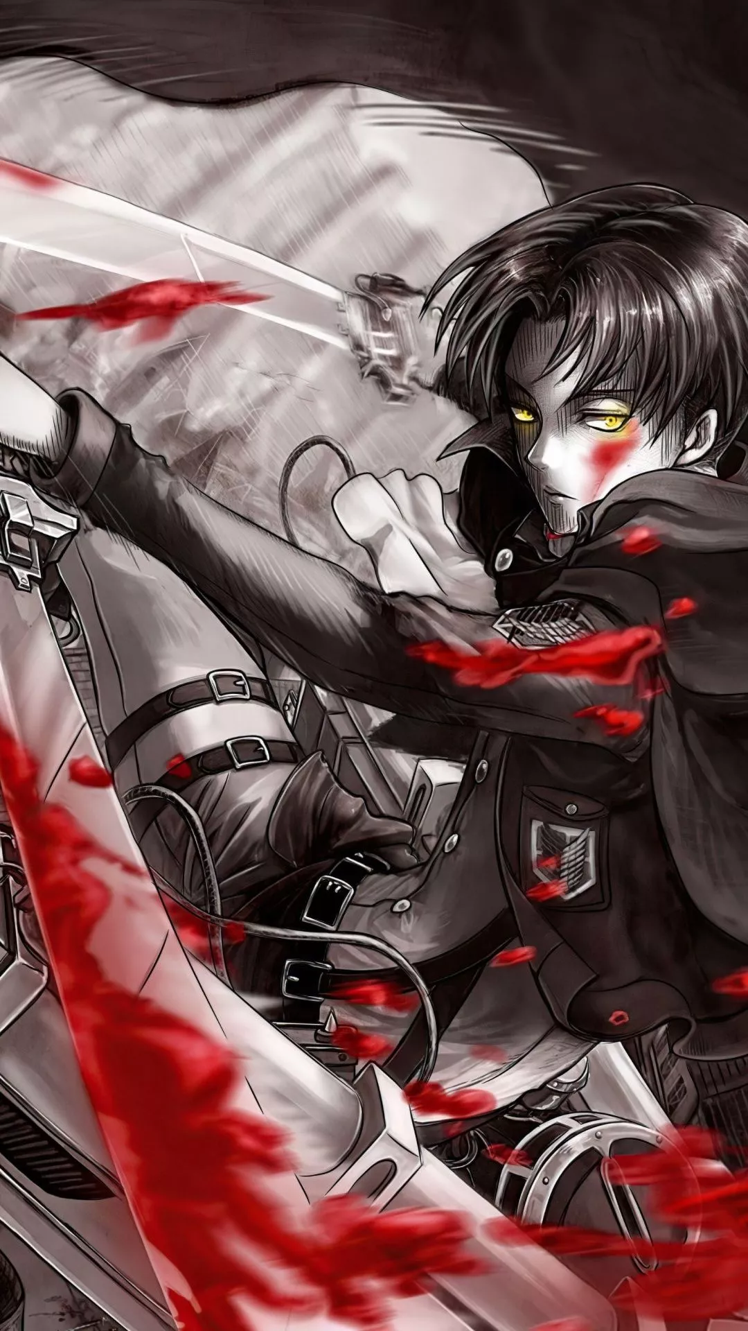 Levi Ackerman Wallpaper 4K, Shingeki no