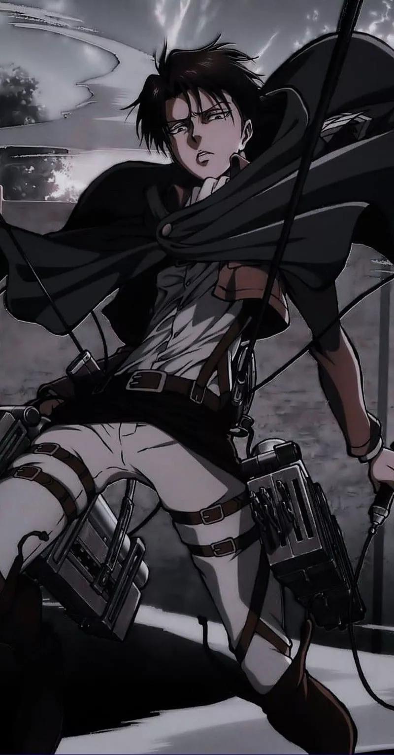 Levi, attack on titan, season 4, HD