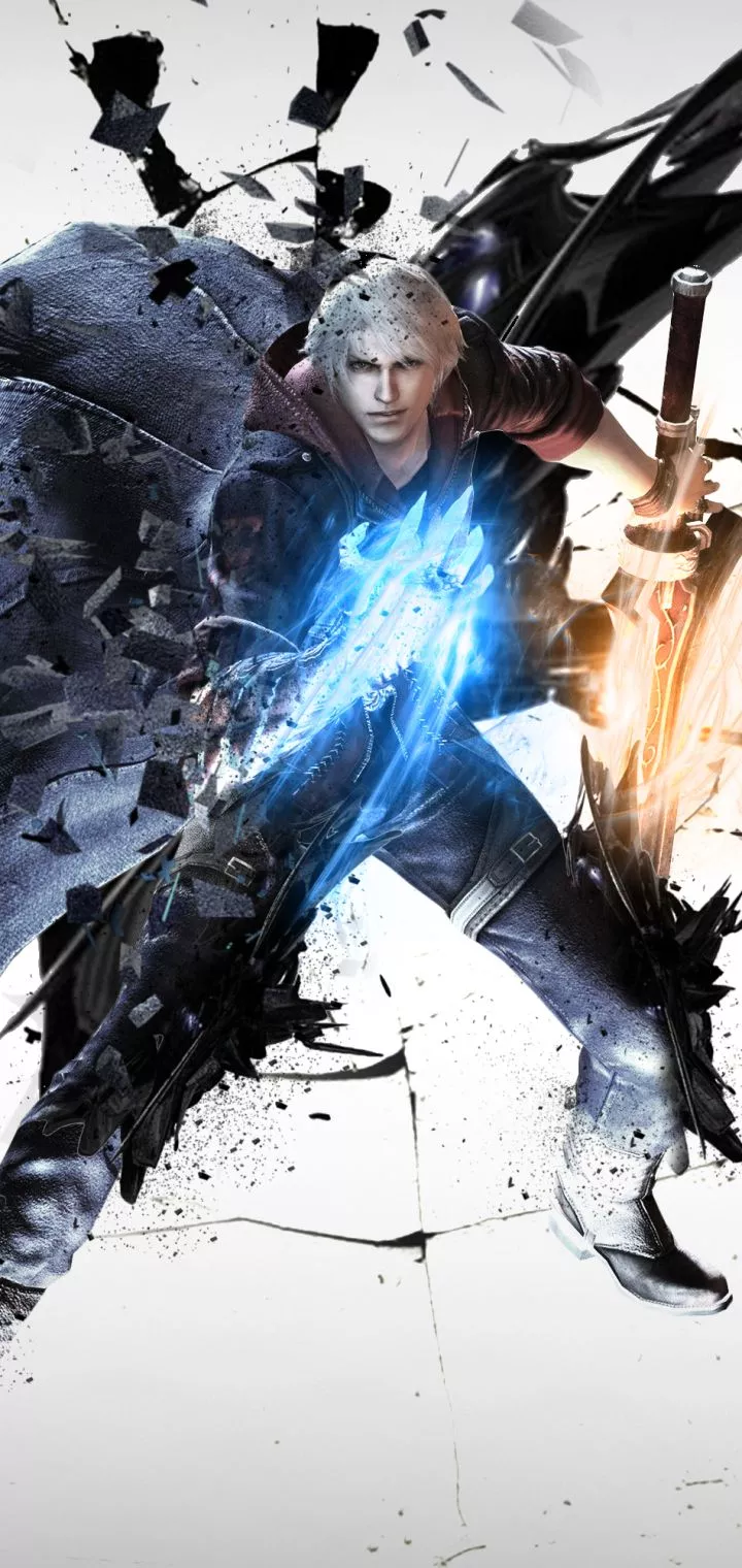 Nero (Devil May Cry) Phone Wallpaper