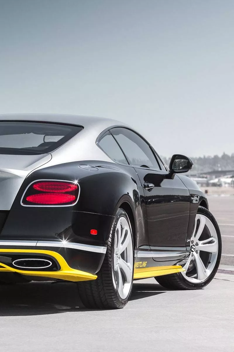 Luxurious Bentley Car In Black & Yellow