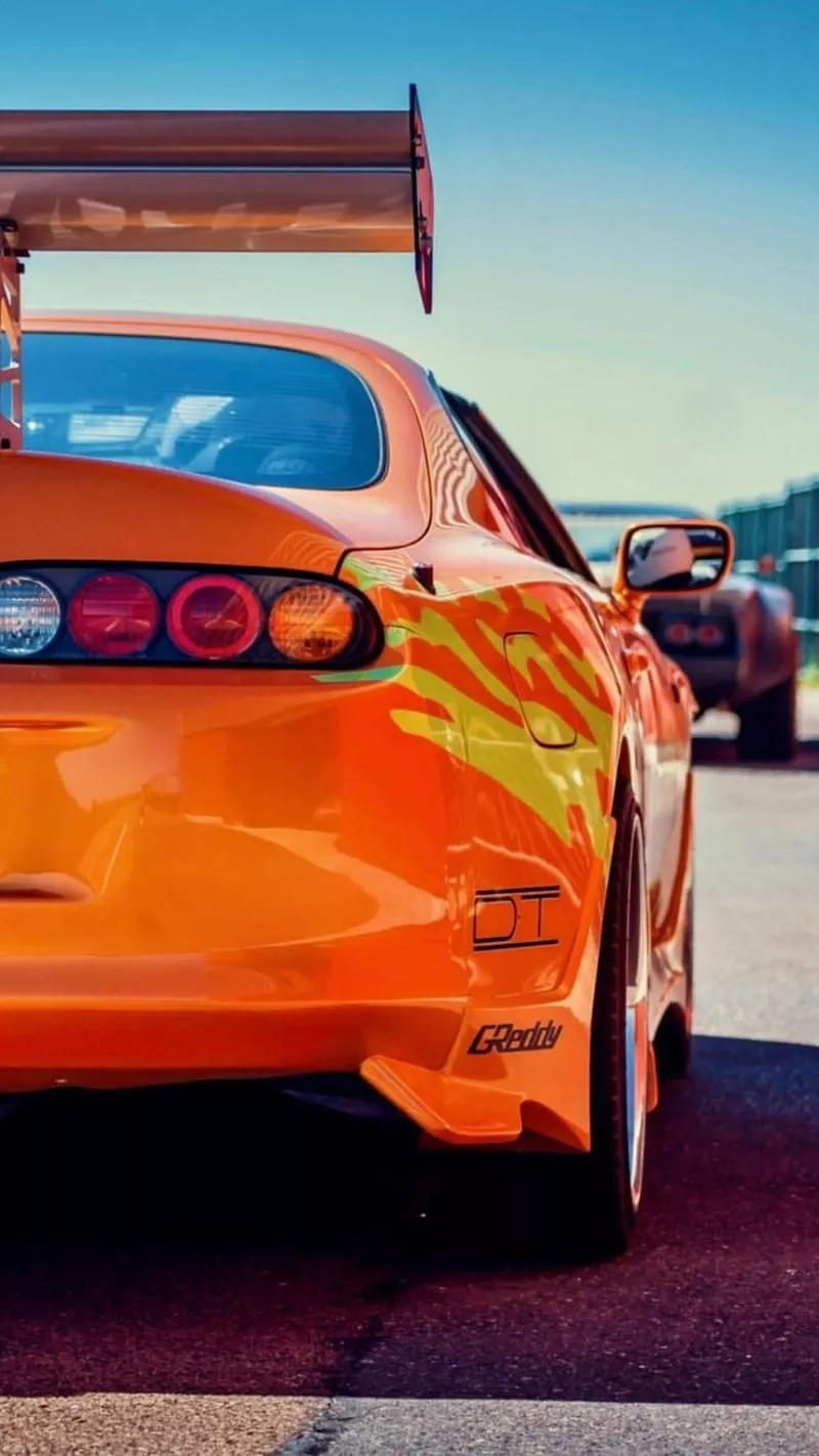 Toyota Supra Mk4, automotive lighting, vehicle registration plate, HD phone wallpaper