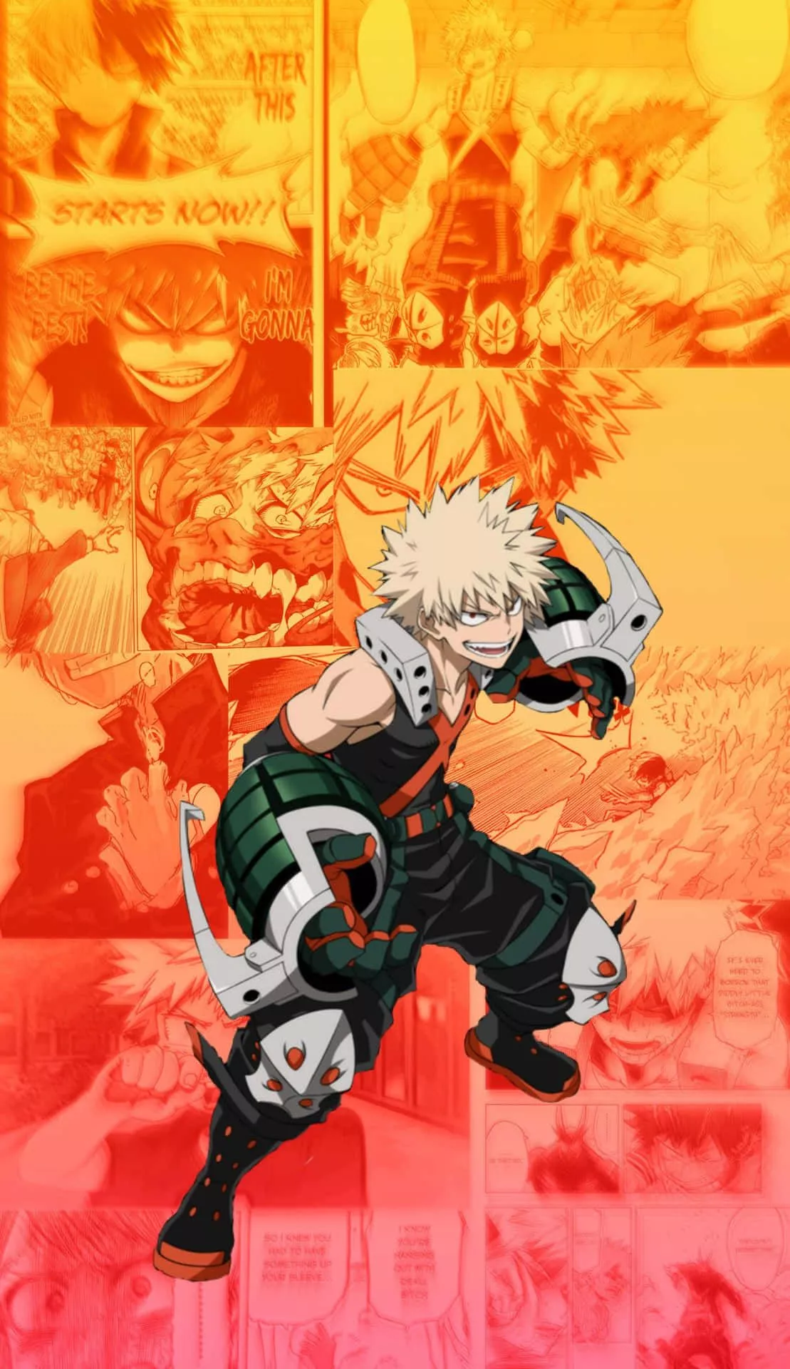 Bakugo Phone Wallpaper