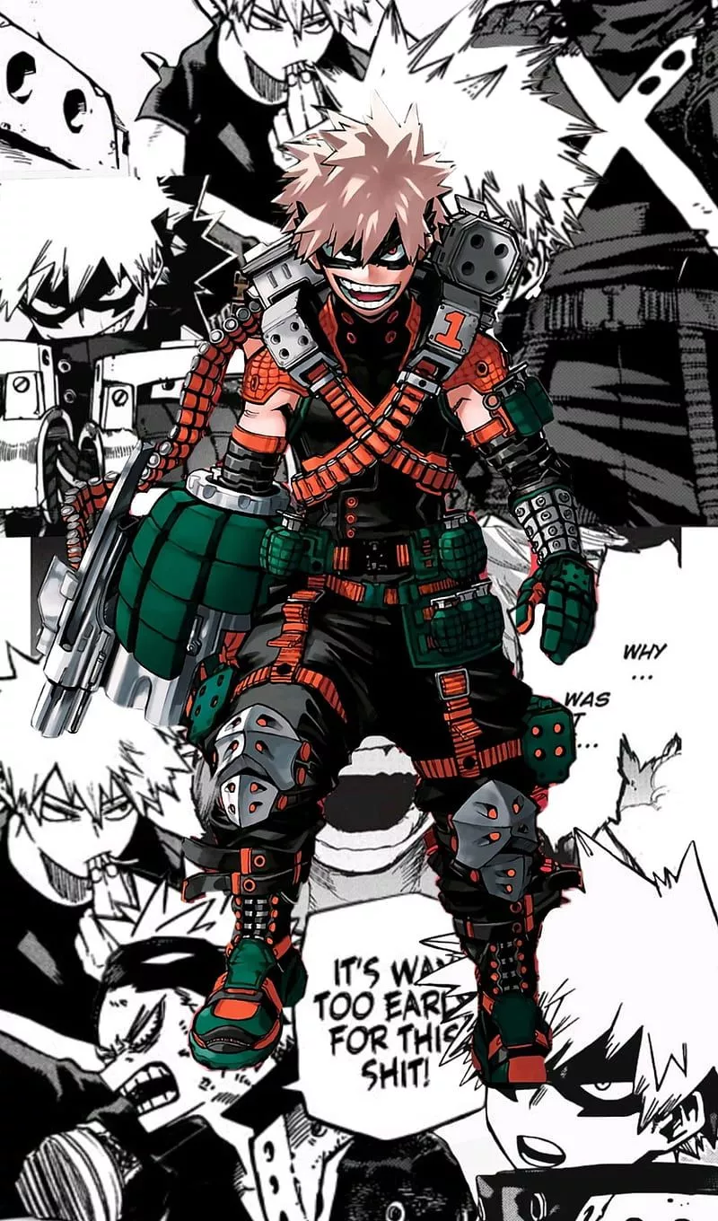 HD bakugou wallpaper