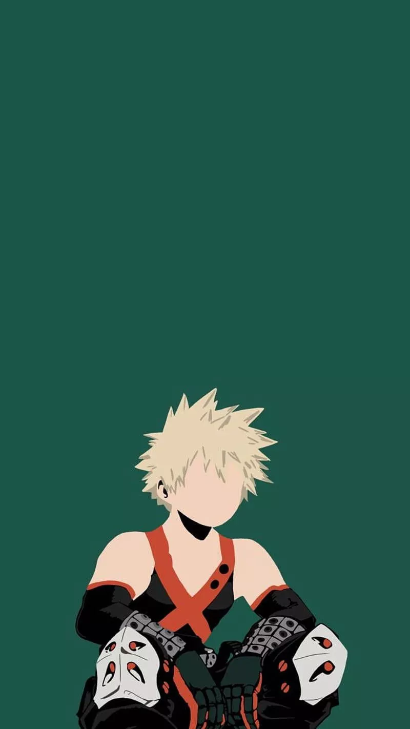 Minimalist Anime Phone Katsuki Bakugo