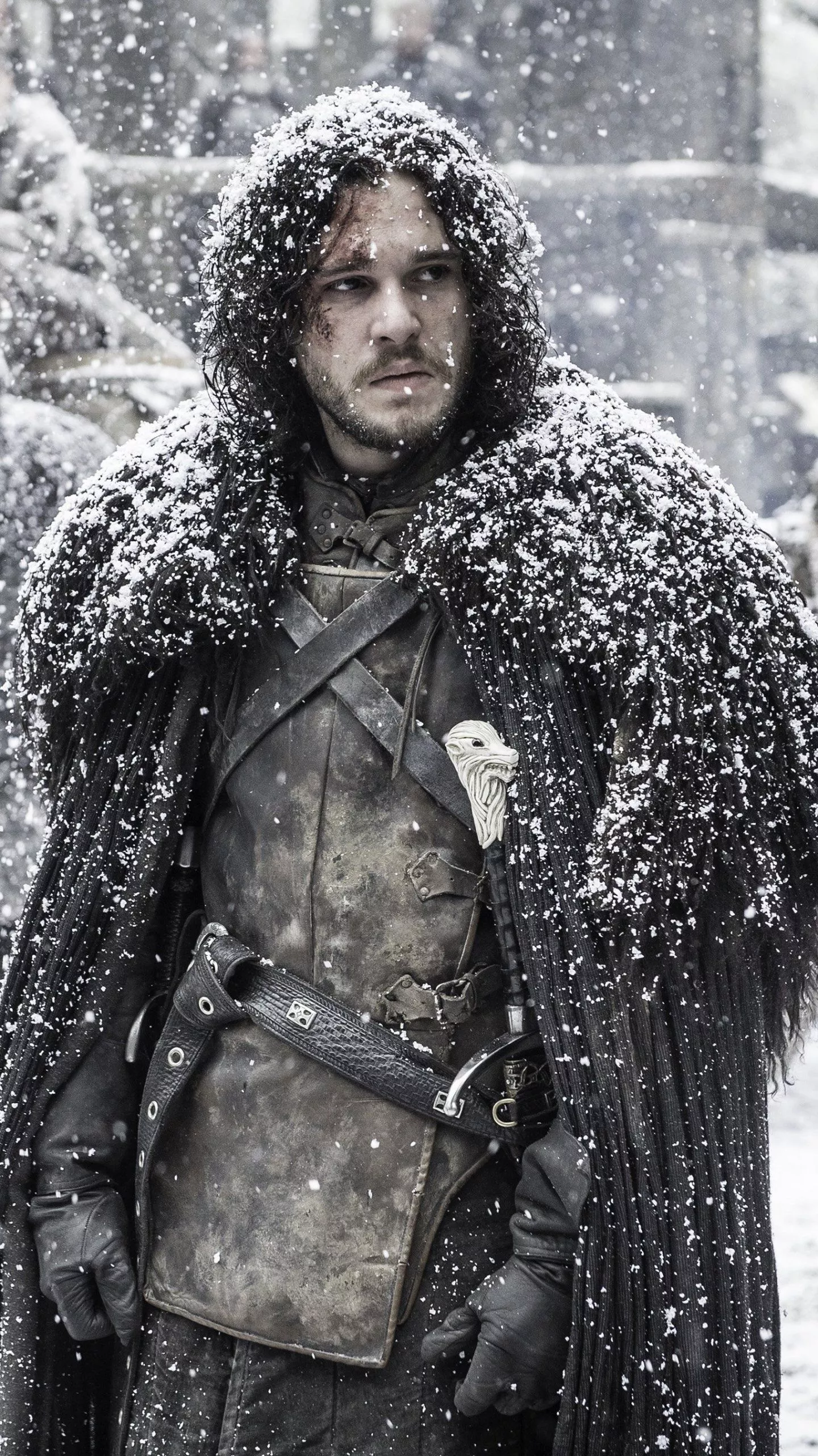 Download Jon Snow Kit Harington TV Show Game Of Thrones Phone Wallpaper