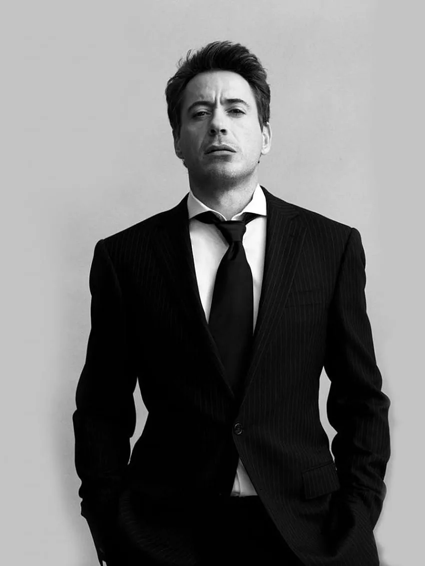 Robert Downey Junior Black Suit iPad